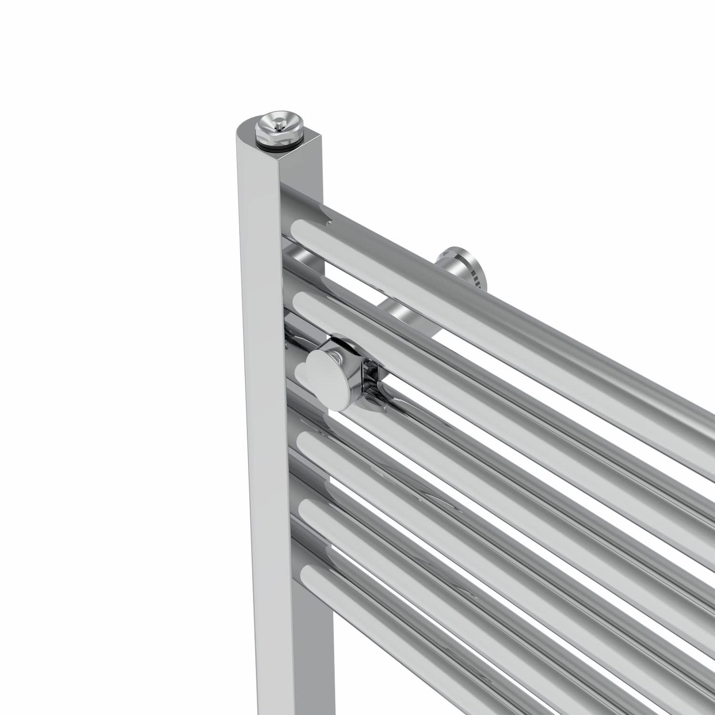 Warmehaus Straight Bathroom Heated Towel Rail Radiator Chrome 1800x600mm