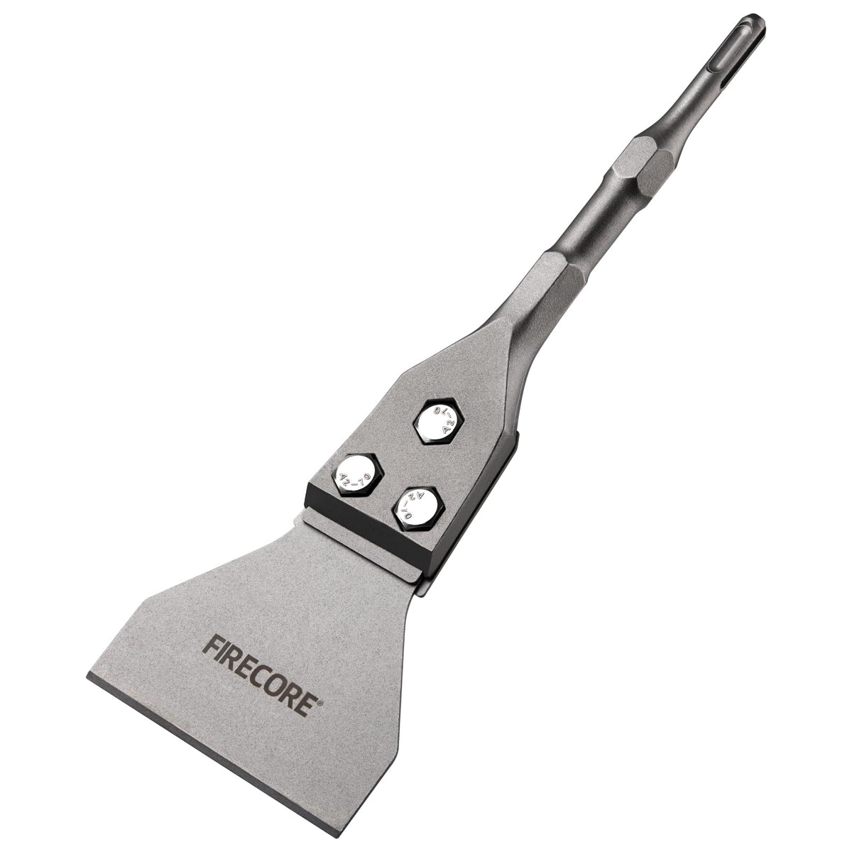 Firecore SDS Plus Floor Scraper, 300mm?100mm,Chisel bits for SDS Plus Hammer, Adhesive Remover Bit for Vinyl Flooring VCT Tile Linoleum Concrete