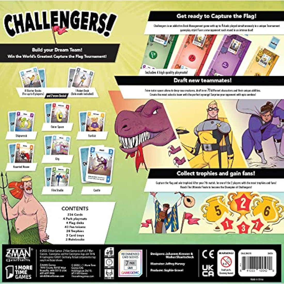 Z-Man Games | Challengers | Board Game | Ages 10+ | 1-8 Players | 45+ Minutes Playing Time