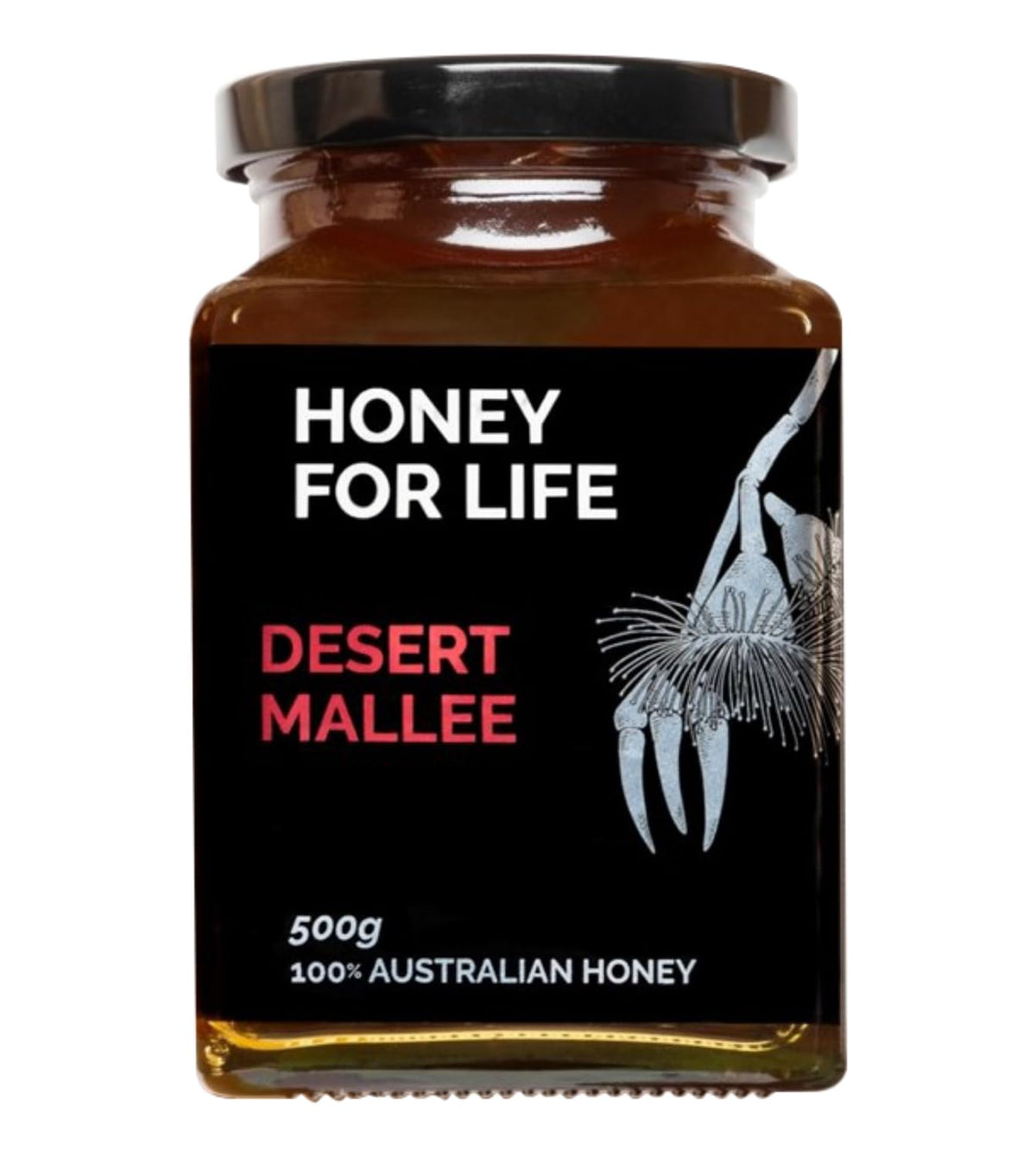 Strong Active Honey | Desert Mallee TA20+ / MGO 800+ | Stronger than Manuka Honey Medical Grade | Raw Honey in Glass Jar (No Micro Plastics) - Cold