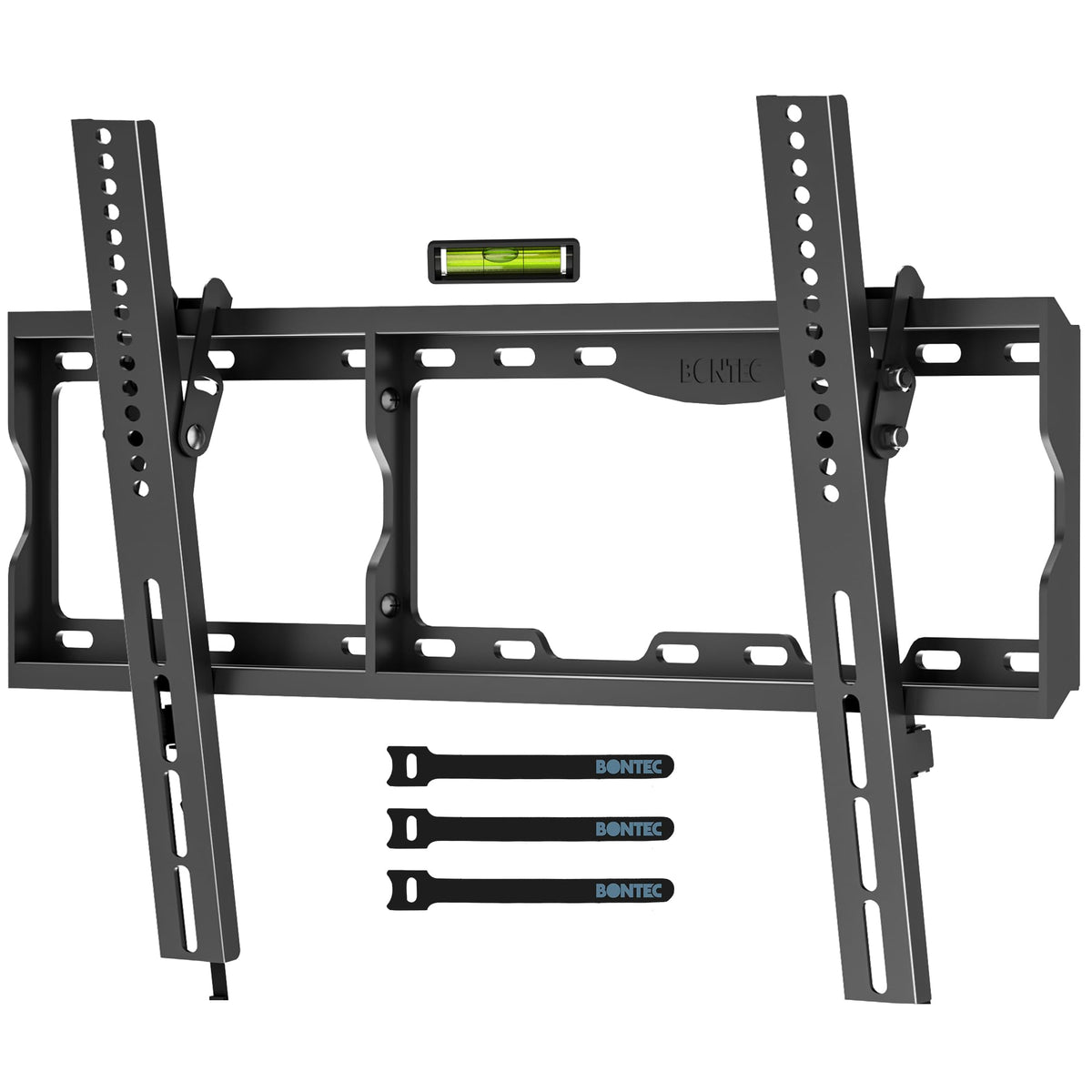 BONTEC TV Wall Bracket for 17-86 inch LED LCD OLED Plasma Flat Curved TVs, Universal TV Wall Mount, Heavy Duty Tilt Bracket Holds Up to 75kg, Max VESA