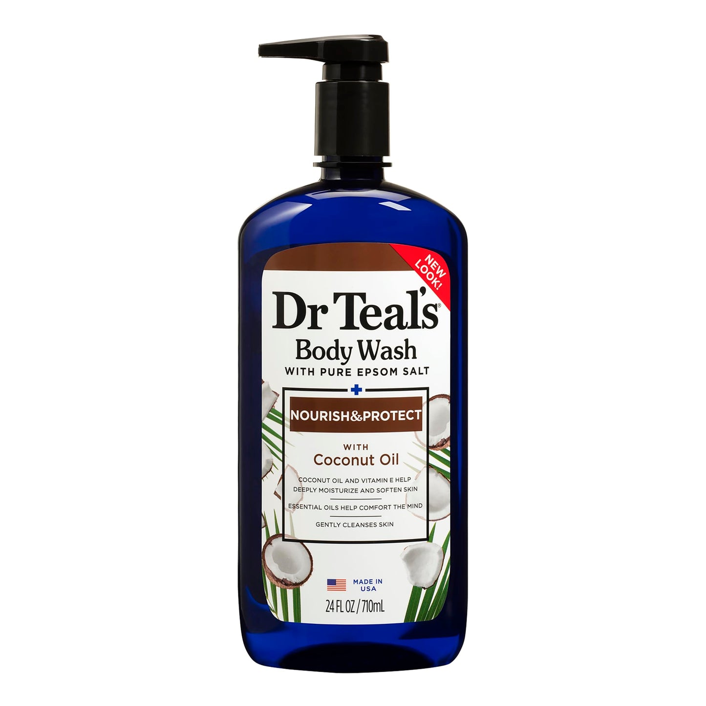 Body Wash Pure Epsom Body Wast & Salt Coconut Oil 710ml