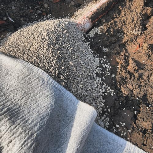 Spudulica 22.5m2 (2.25x10m) Soakaway Crate Membrane Folded Drainage Fleece Fabric Landscape Membrane Crate Wrap Garden Fleece Artificial Grass Layer
