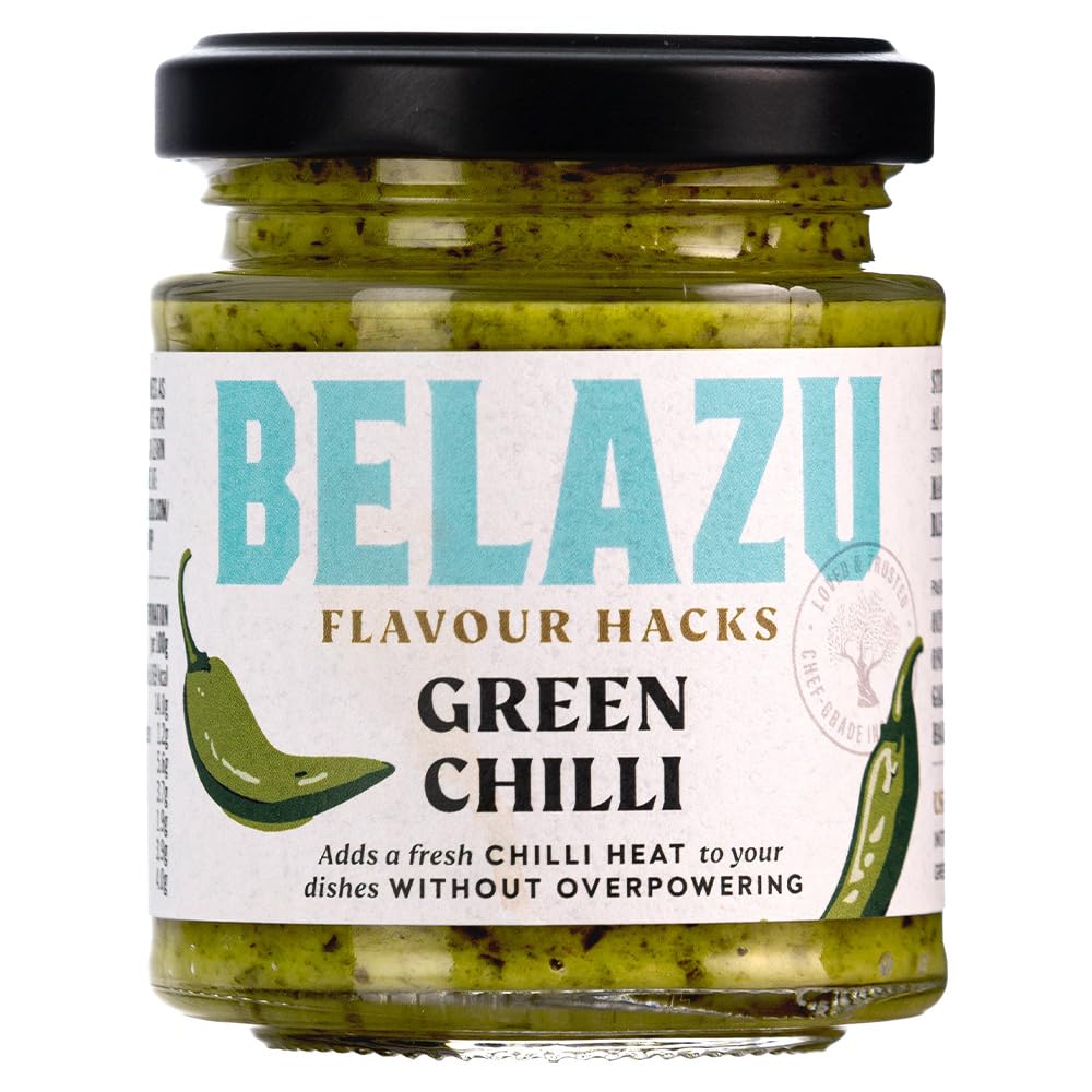 Belazu Flavour Hacks Green Chilli Paste 130g (Pack of 6)