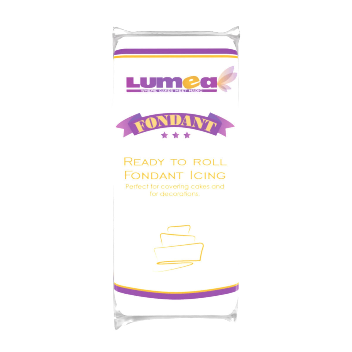 Dekozauber24 Fondant Icing 1kg, for cakes and figurines, gluten free, ready to roll, edible cake decorations (White)