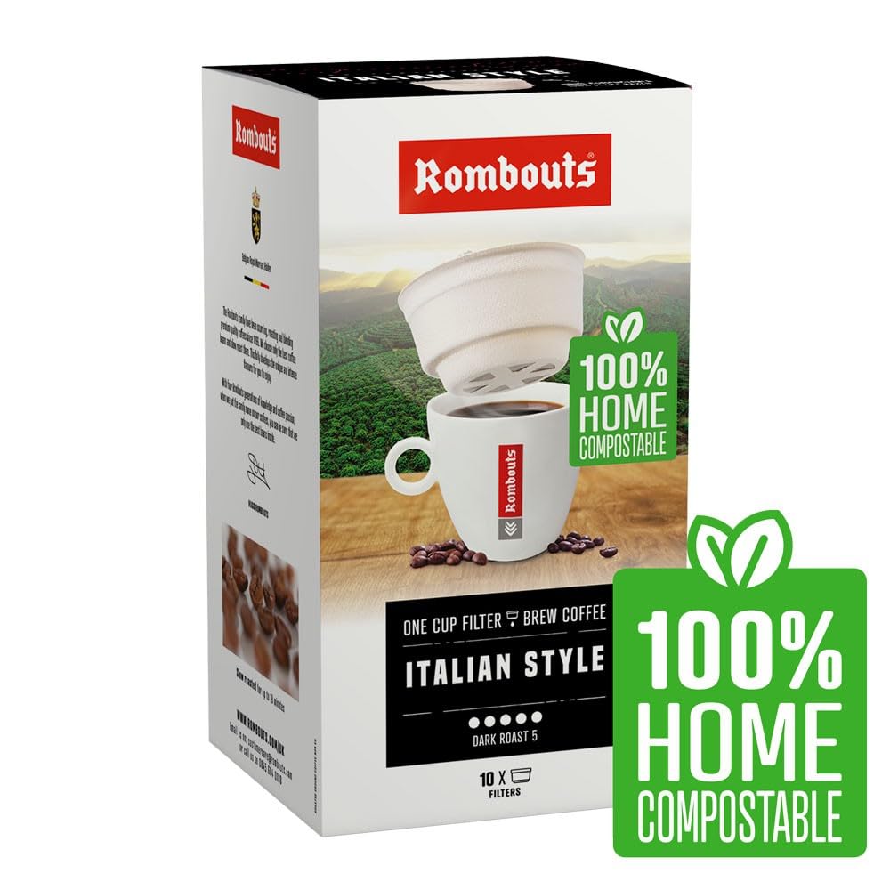 Rombouts Italian One Cup Coffee Filters 10's (8 Boxes)