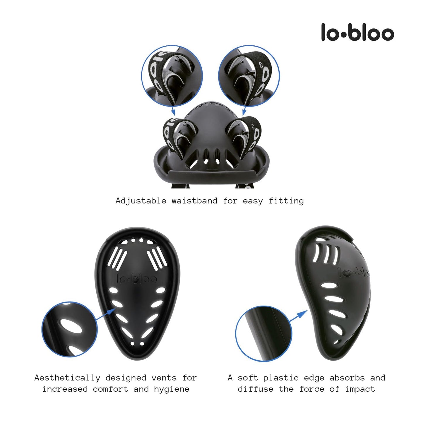 lobloo Thai Cup 2.0 Patented Athletic Groin Cup for close contact sports as MMA, Krav Maga, Thai Boxing. Male size +13yrs