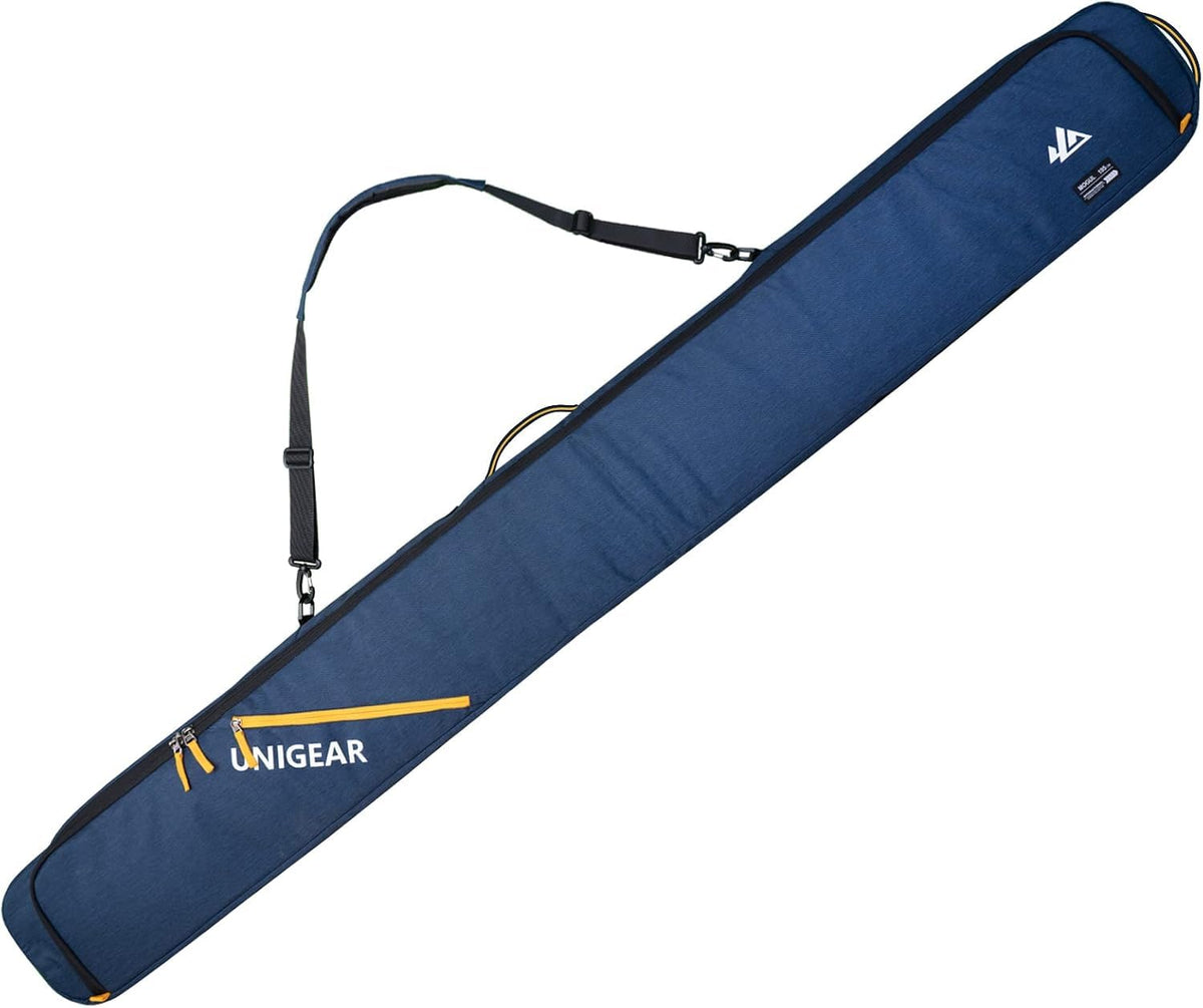 Unigear SKI-Mogul Ski Bag, 360? Fully Padded Protection, Water-Resistant and Durable up to 192cm for Snow Air Travel Transport