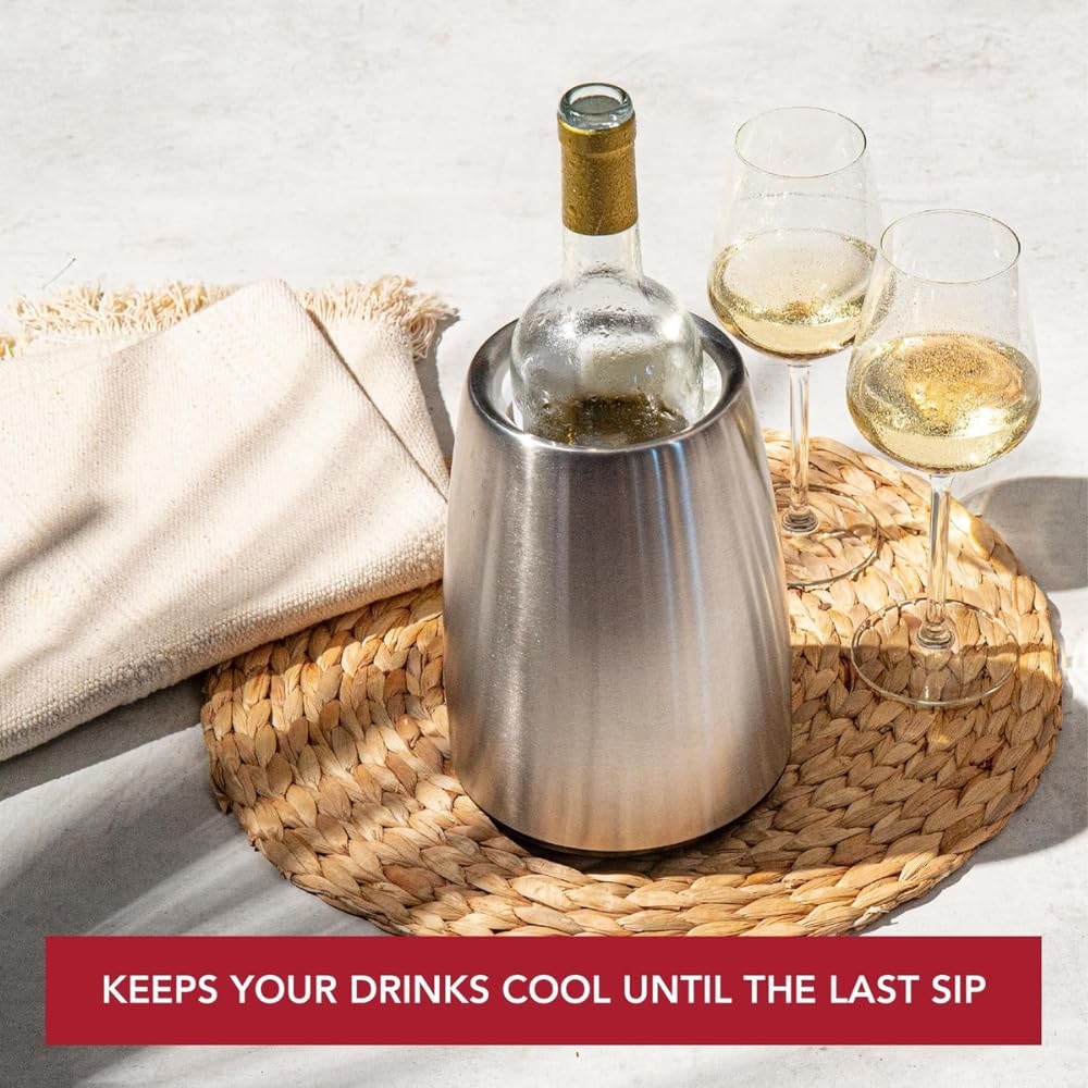 Active Wine Cooler Finish (Colour): Stainless Steel, 3049346