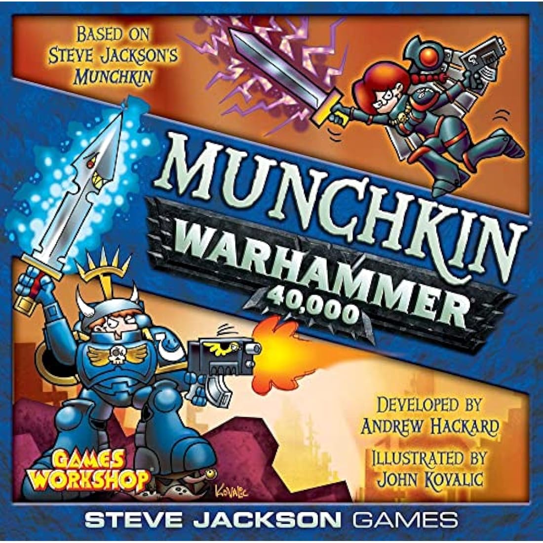 Steve Jackson Games - Munchkin: Warhammer 40000 - Board Game, for players aged 14+