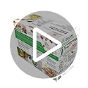 Brieftons 5-Blade Vegetable Spiralizer: Strongest-Heaviest Spiral Slicer, Best Veggie Pasta Spaghetti Maker for Low Carb/Paleo/Gluten-Free/Vegan Meals, with Extra Blade Caddy, 4 Recipe Ebooks