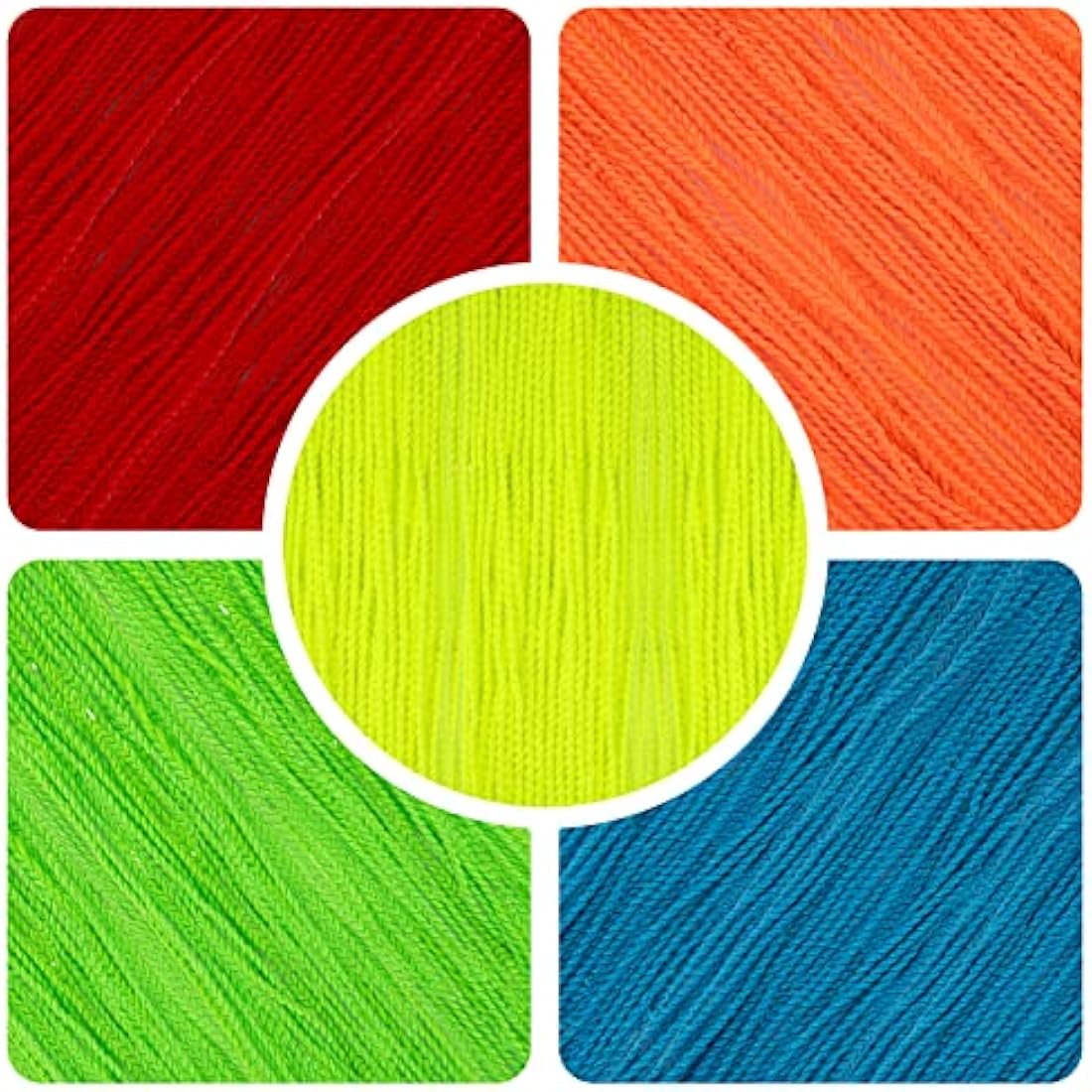 Yoyo Strings Professional 100% Polyester, Yo-yo String Pack of 25 - Yellow, Green, Blue, Orange, Red
