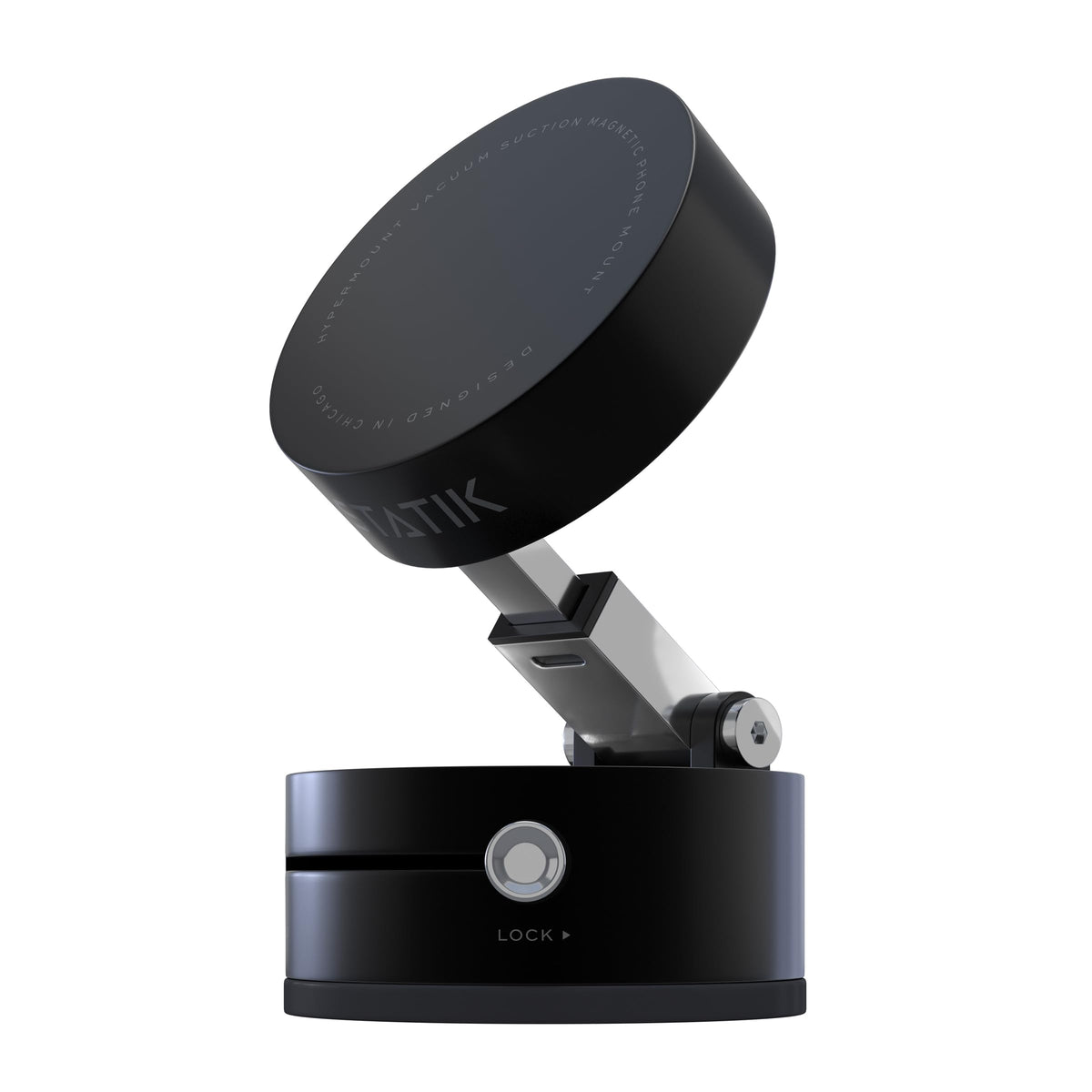 Statik HyperMount? (Gen 2) Vacuum Phone Mount - Magnetic Phone Holder, Vacuum Seal Car Phone Mount, Use on Any Surface, Compatible with Apple MagSafe