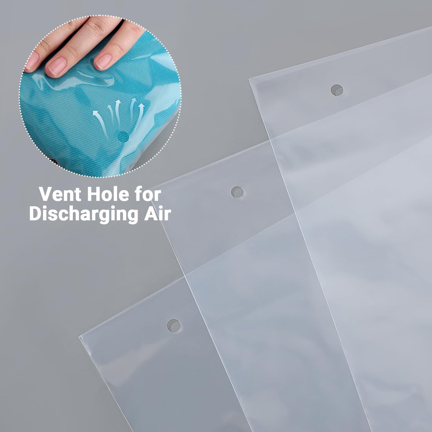 Svaldo Clear Zip Bags for Travel, 25Pcs 25 * 30cm Bikini Organiser Bags, Resealable and Reusable, Plastic Pouches for Swimsuit, Underwear, Cosmetics