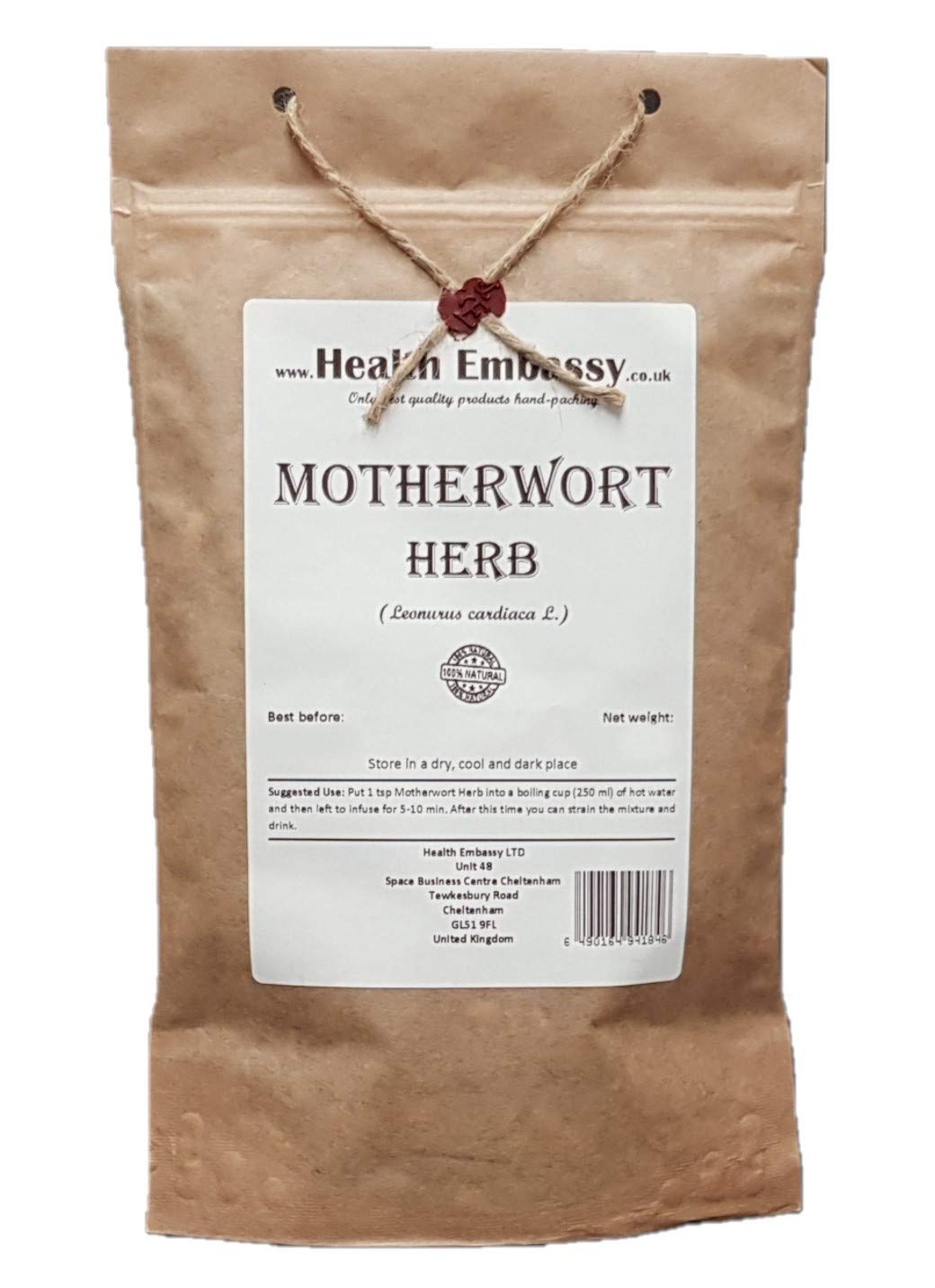 Health Embassy Motherwort Herb (Leonurus cardiaca) (100g)