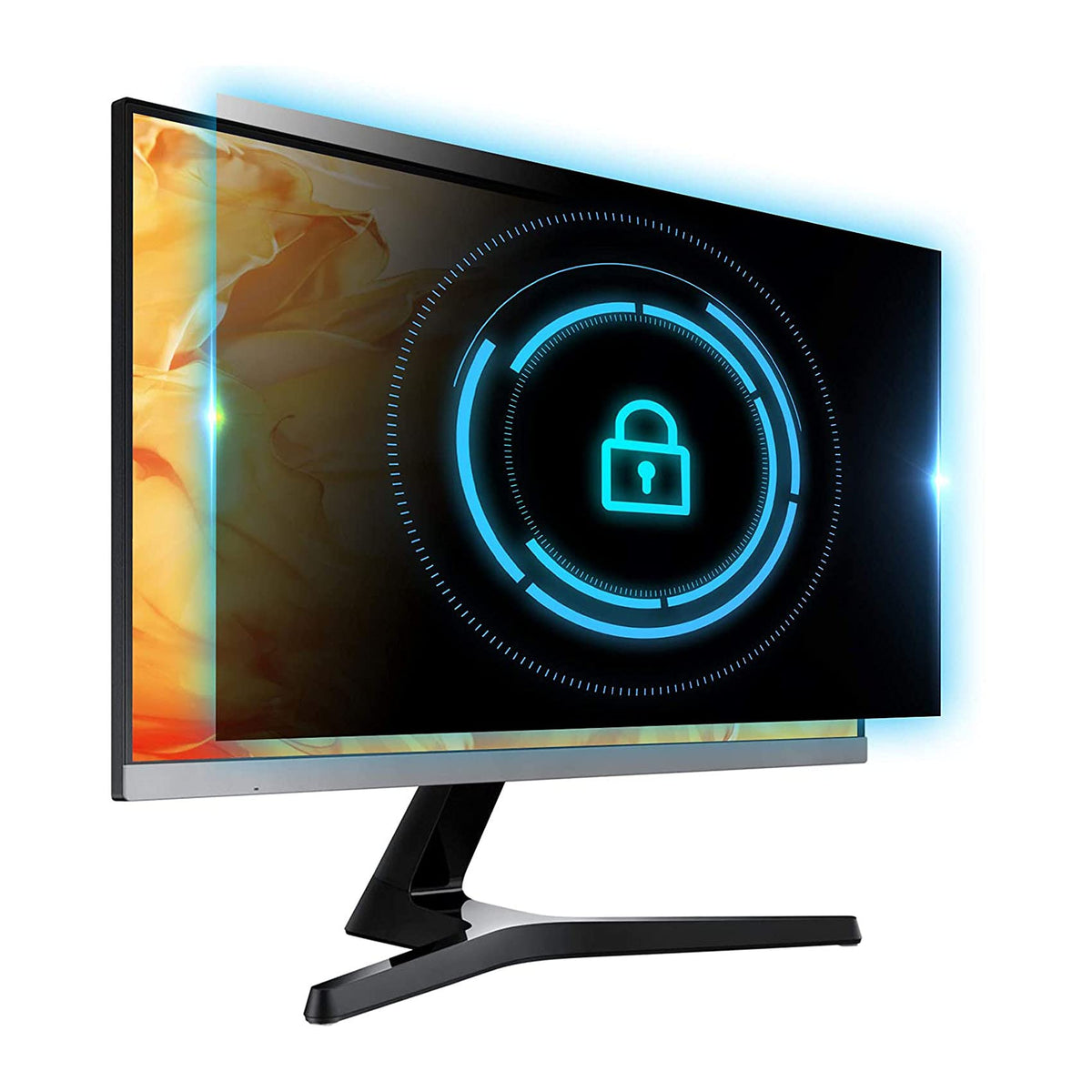 Kinmiee 24 Inch Computer Privacy Screen Filter for 24" 16:9 Aspect Ratio Widescreen Computer Monitor, Anti Spy Anti-Glare Blue Light Blocking Screen