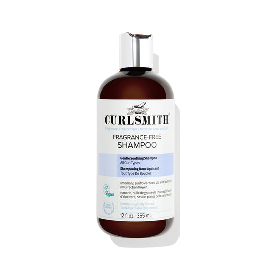 Curlsmith Fragrance-Free Shampoo ? Gentle Cleanser made without silicone & sulphate for Fragrance sensitives ? Moisturising & Dermatologically Tested