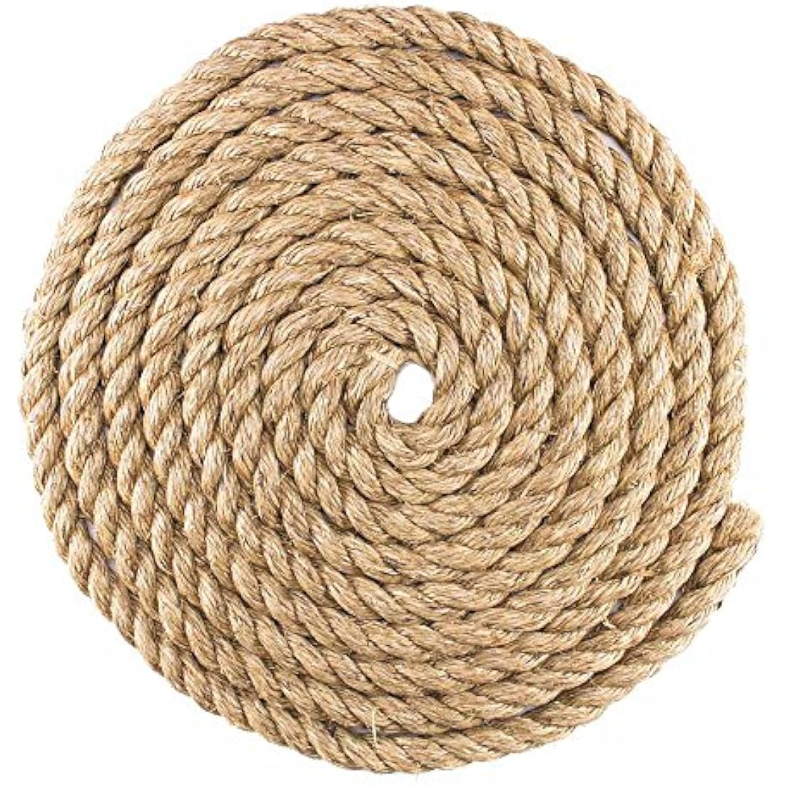 West Coast Paracord Twisted Manila Hemp Rope in 1/4 inch, 5/16 inch, 3/8 inch, 1/2 inch, 5/8 inch, 3/4 inch, 1 inch, and 2 inch Widths & Several Lengths