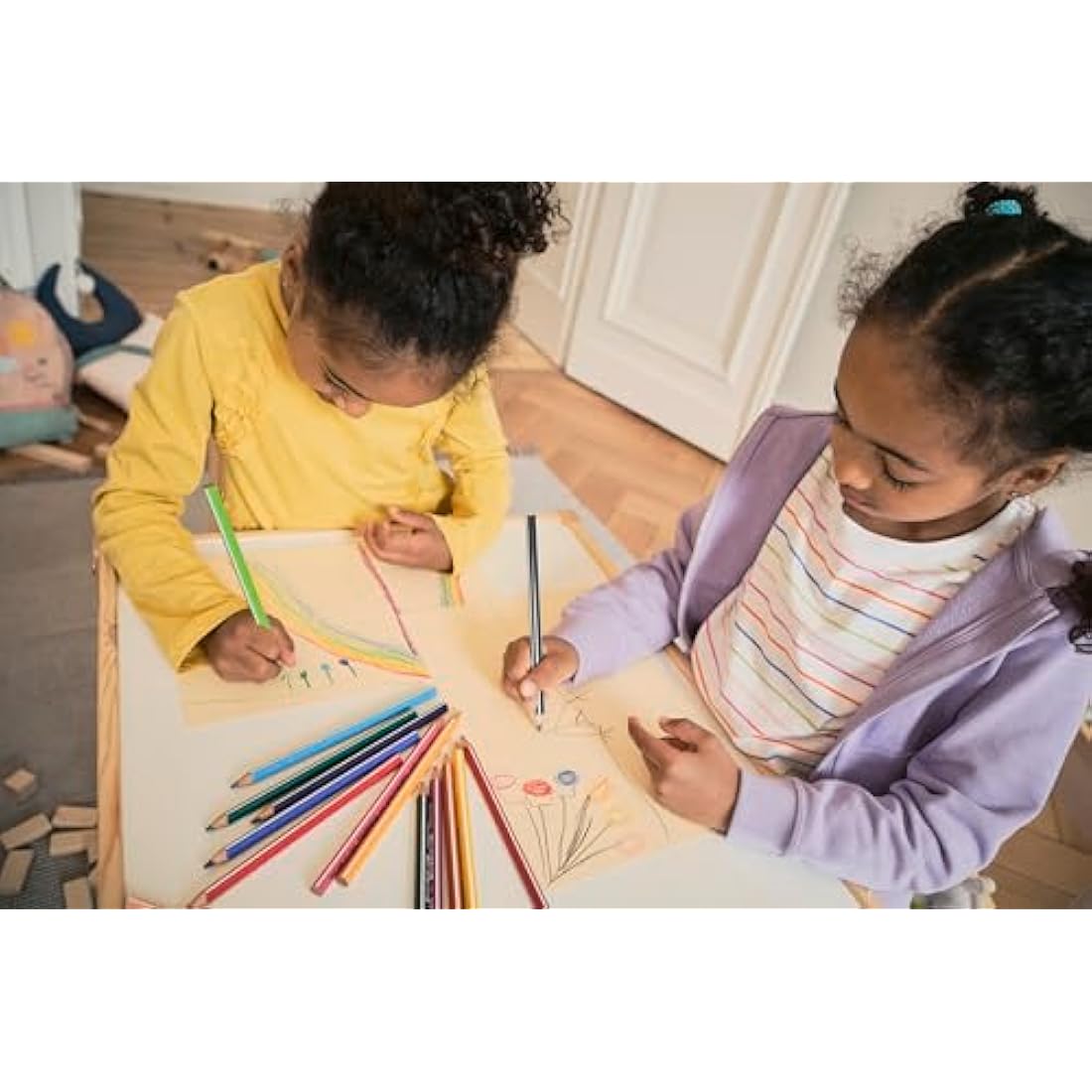 STABILO Trio thick - Triangular Colouring Pencil - Classpack of 300 - with 20 Assorted Colours