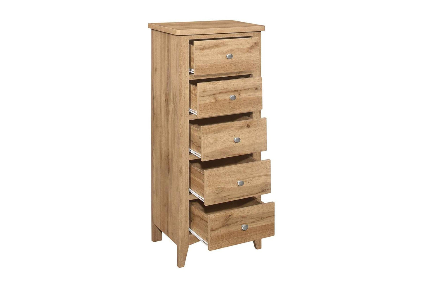 Birlea HAMPSTEAD 5 DRAWER TALL CHEST OAK