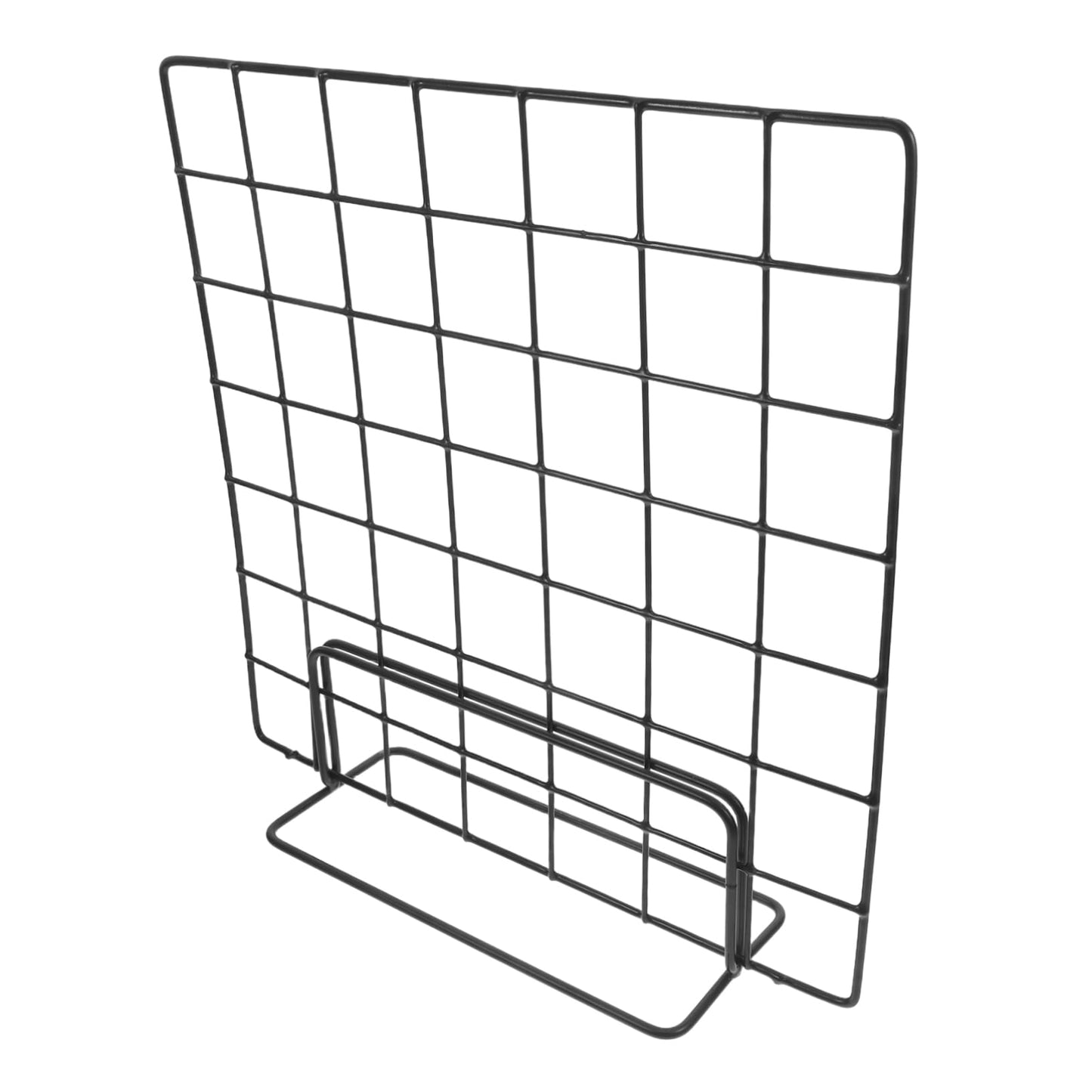 VALICLUD Multi-Functional Wire Grid Display Stand 13.78 Inch Metal Panel Rack for Tabletop Photo Display and Craft Shows 2-Pack Desktop Organizer for
