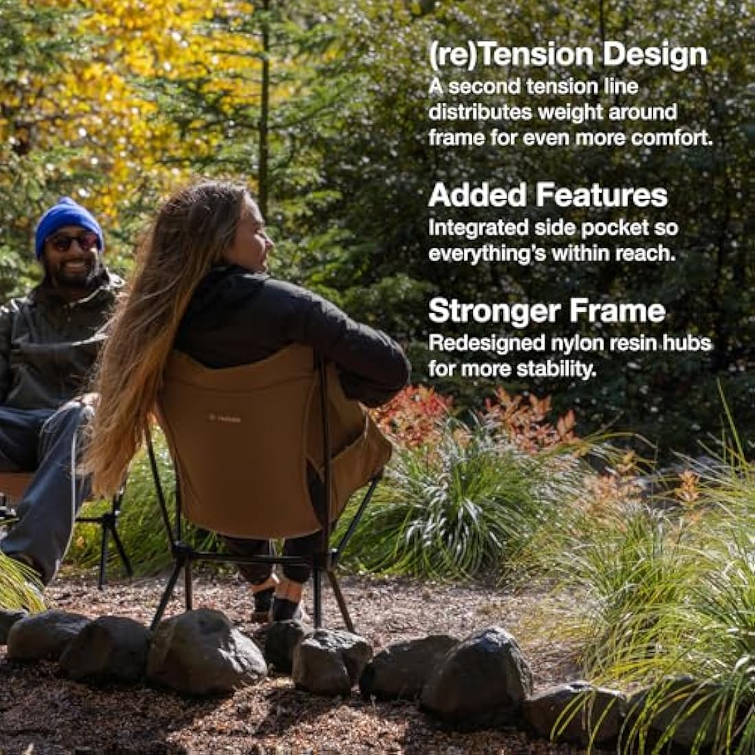 Helinox Chair One (re) High-Performance Camping Chair, Blue Block