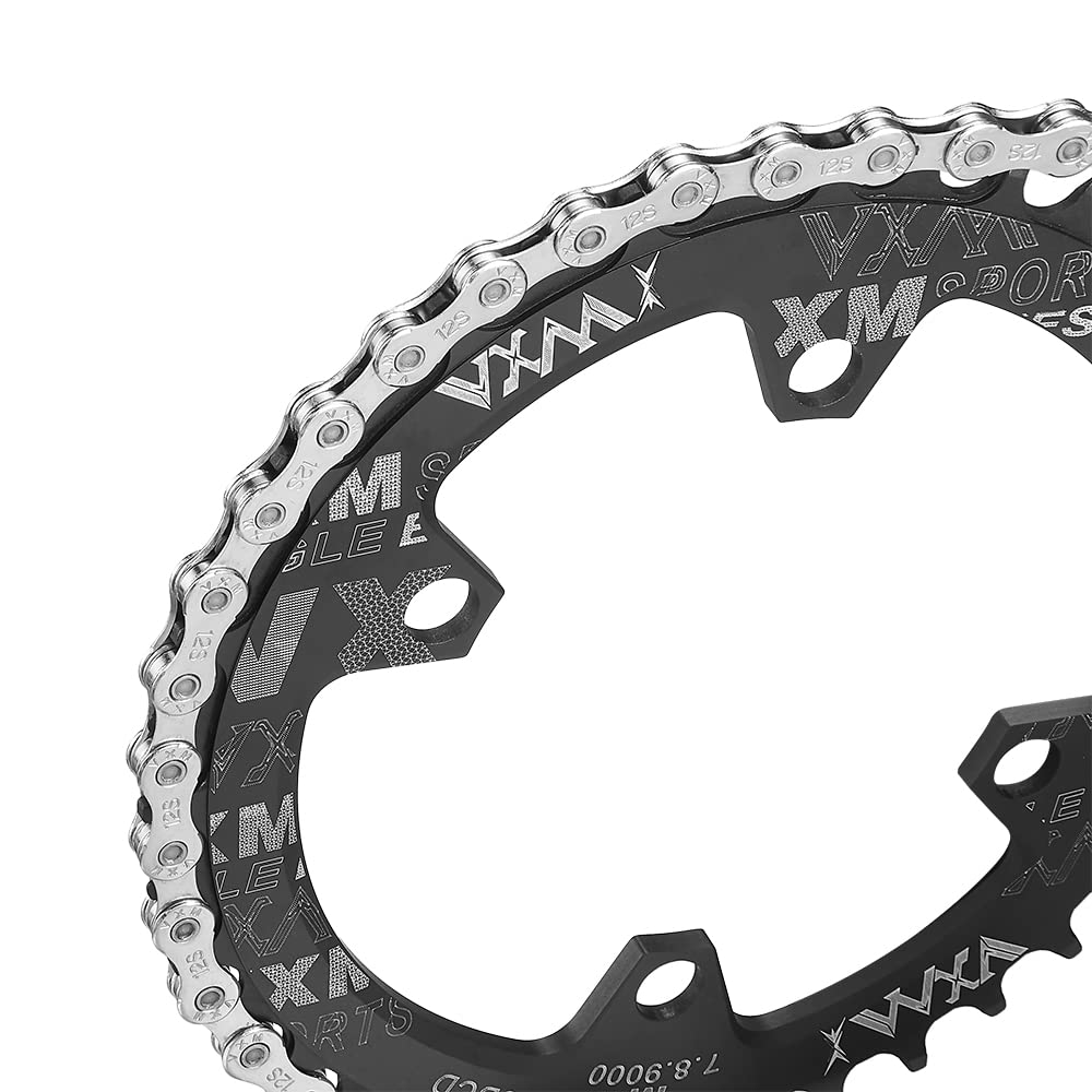 YBEKI Bike Chain 9/10/11/12 Speed Bicycle Chain 1/2 x 11/128 Inch 116 Links With 3 Links and Bike Link Plier (balck 12 Speed)