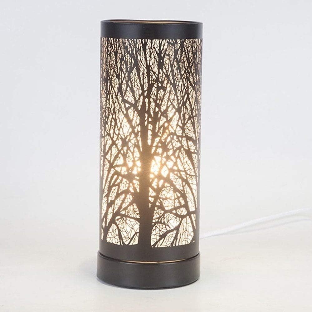 Innovative Aroma Touch Lamp | Colour: Black/White | Oil and Wax melt Fragrance Burner | Size: 10cm*26cm | 3 Light Settings