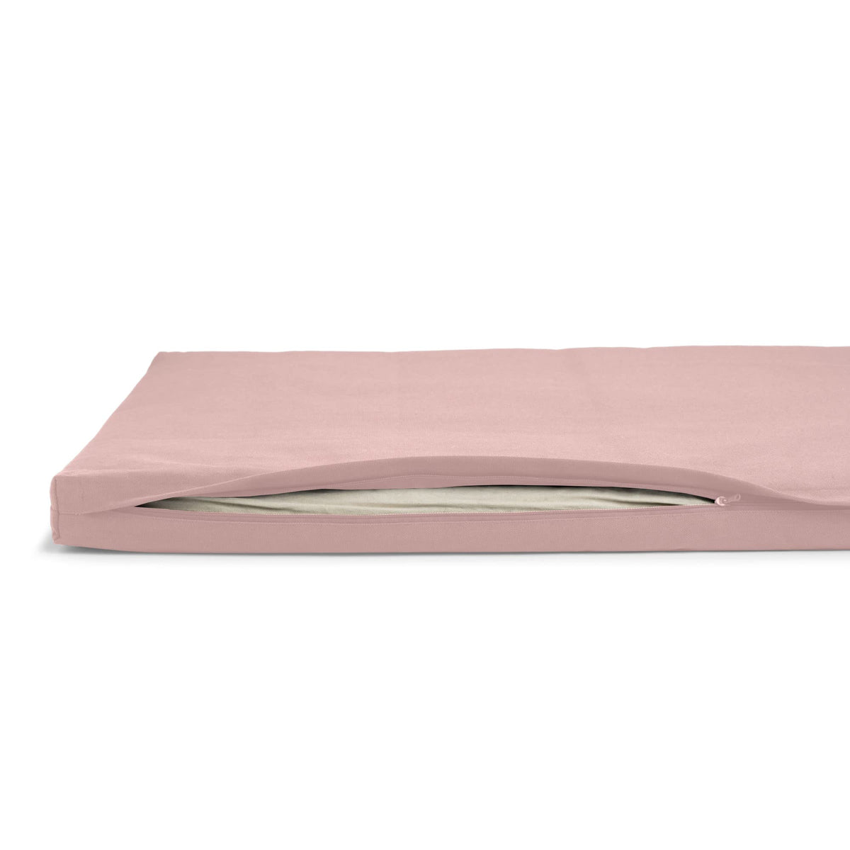 basaho Zabuton Meditation Mat | Organic Cotton | Recycled Fibre Filling (Pale Pink)