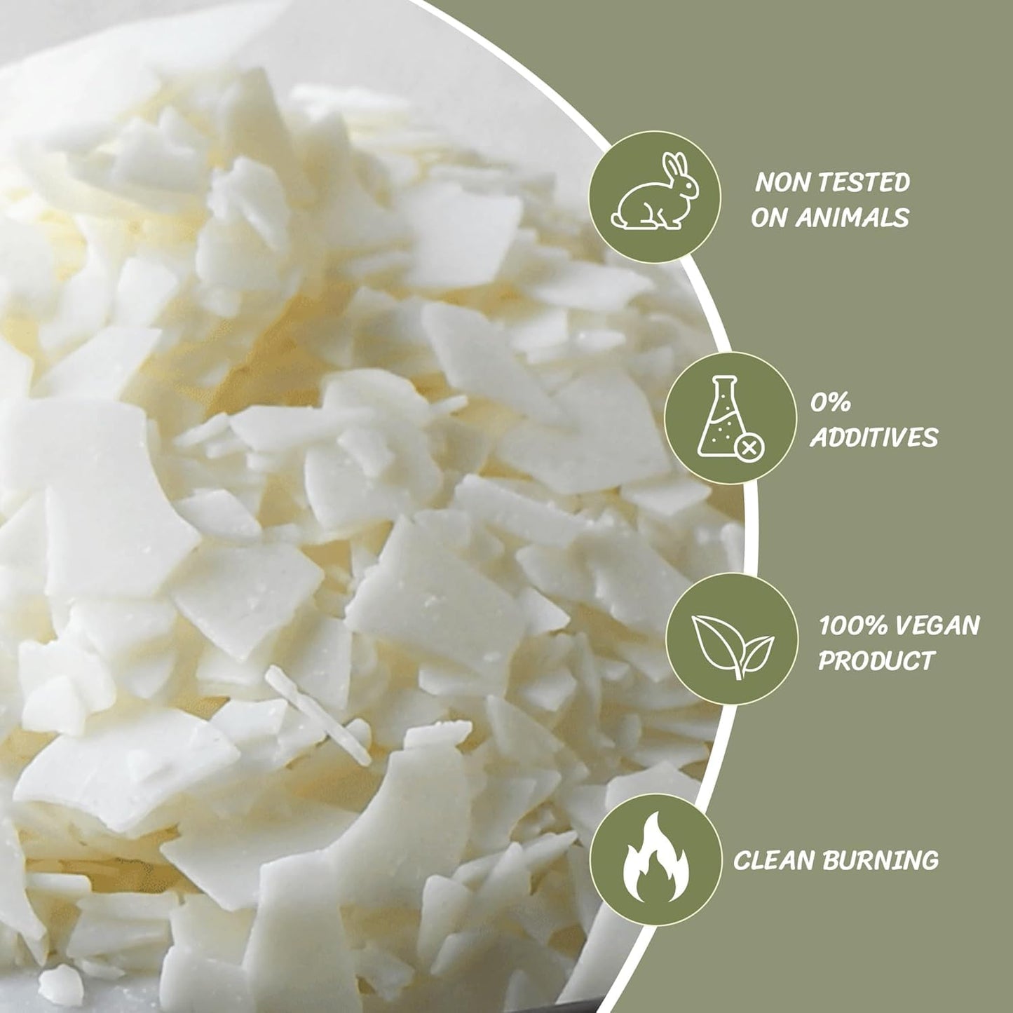 TRINIDa Soy Wax for Candle Making, 10KG SoyPRO Candle Wax Flakes, 100% Soy Wax Supplies of Candle Making for Adults and Beginners, Premium Pure