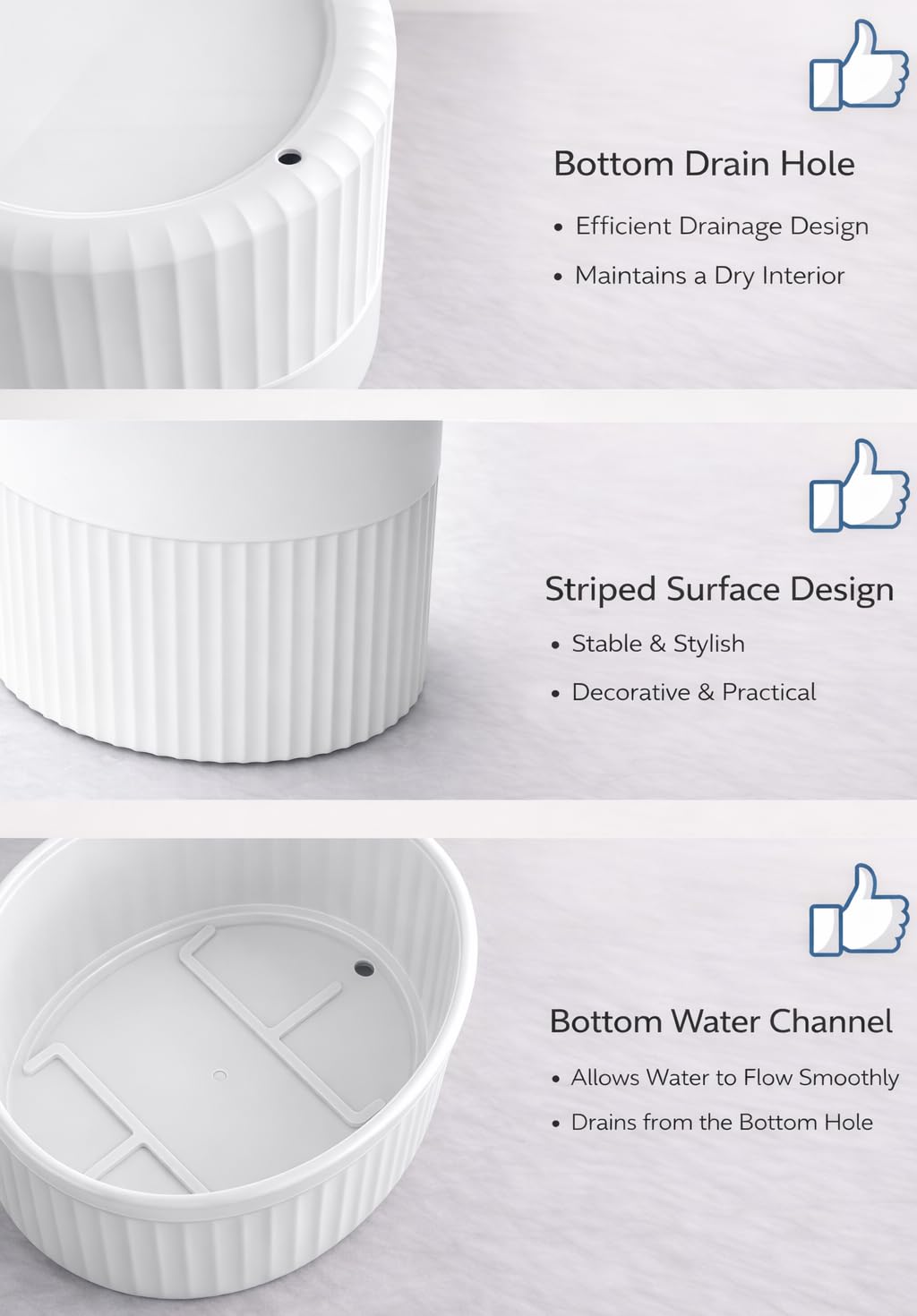 Toothbrush Holder for Bathroom Countertop, Multi-Slot Toothbrush Caddy with Drainage, Detachable Design, Non-Slip Base, Toothpaste Organizer