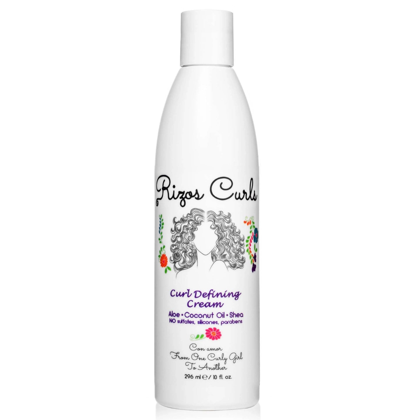 Rizos Curls Curl Defining Cream, Silicone And Paraben Free, 296ml
