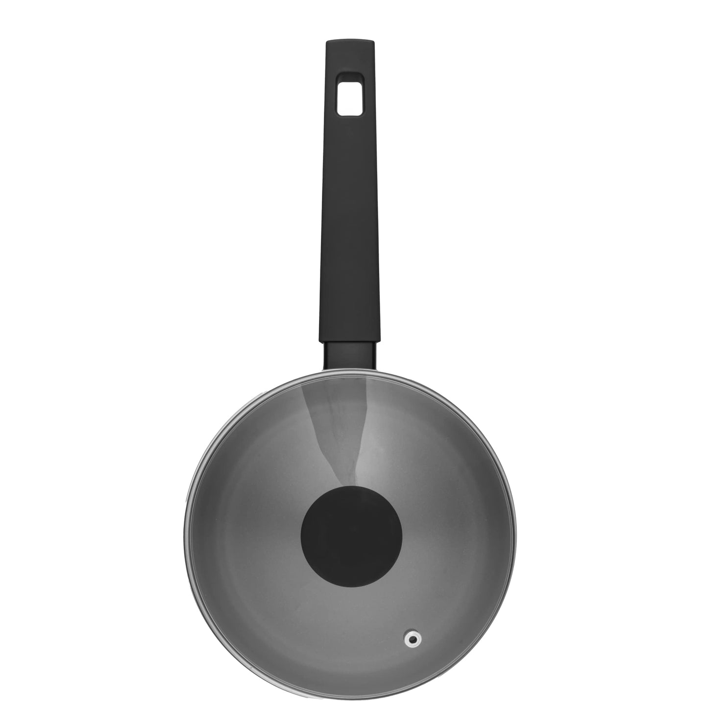 Russell Hobbs COMBO-8693 Saucepan Set  Non-Stick Pans, Induction, With Glass Lids, High Performance, Easy-Clean, Use Little/No Oil, Soft-Touch