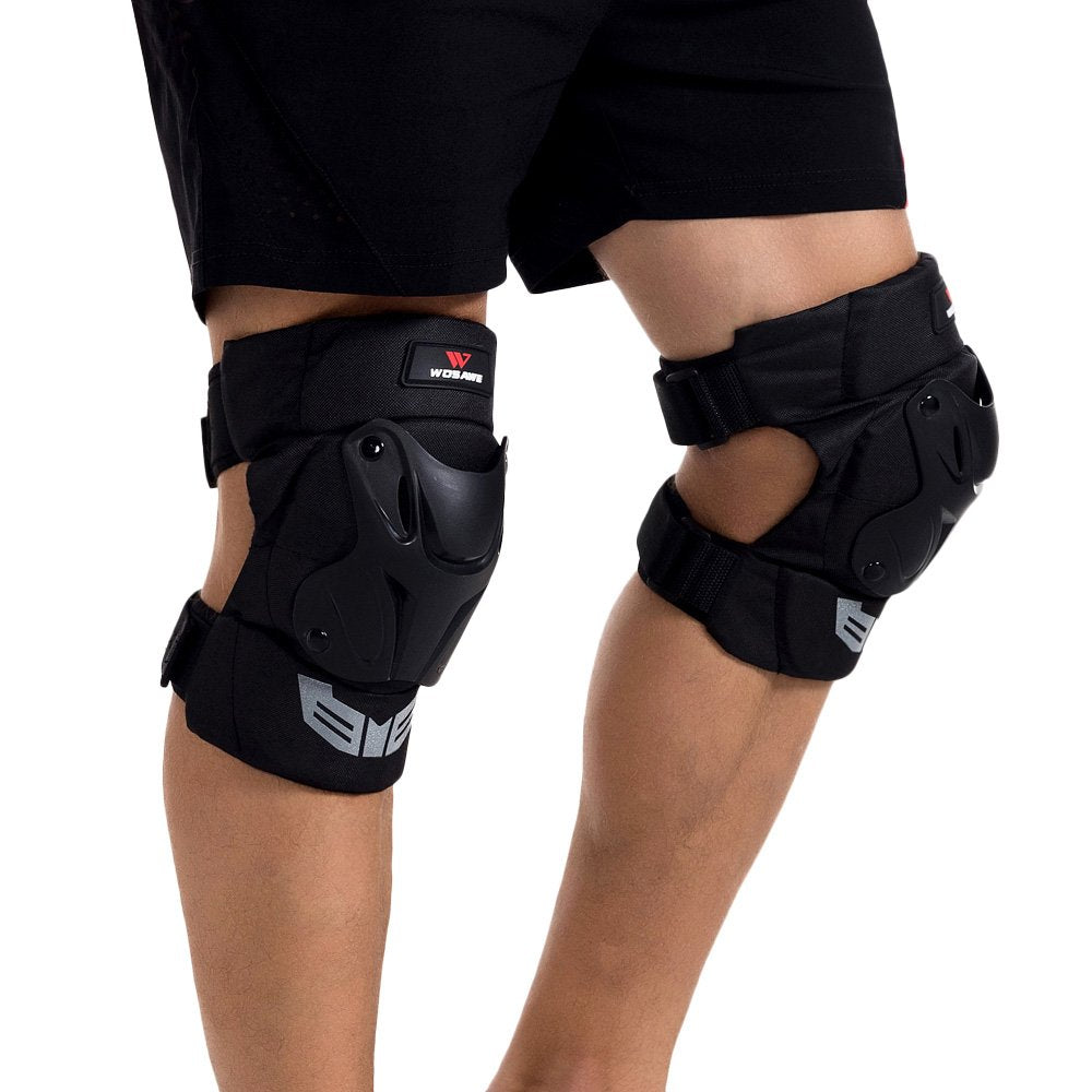 Lixada 1 Pair Cycling Knee Brace Bicycle MTB Bike Motorcycle Riding Knee Support Protective Pads Guards Outdoor Sports Cycling Knee Protector Gear