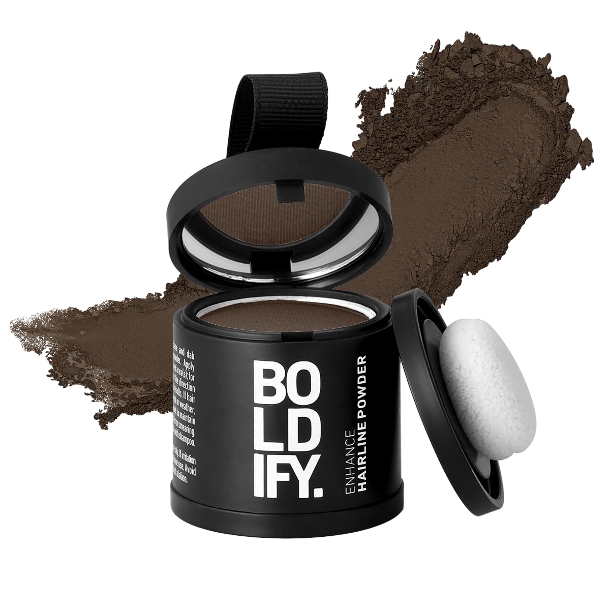 BOLDIFY Hairline Powder (LARGE, 10g) - Root Touch Up Hair Color for Gray Coverage - Bald Spot Concealing Hair Powder for Women and Men - 24-Hour