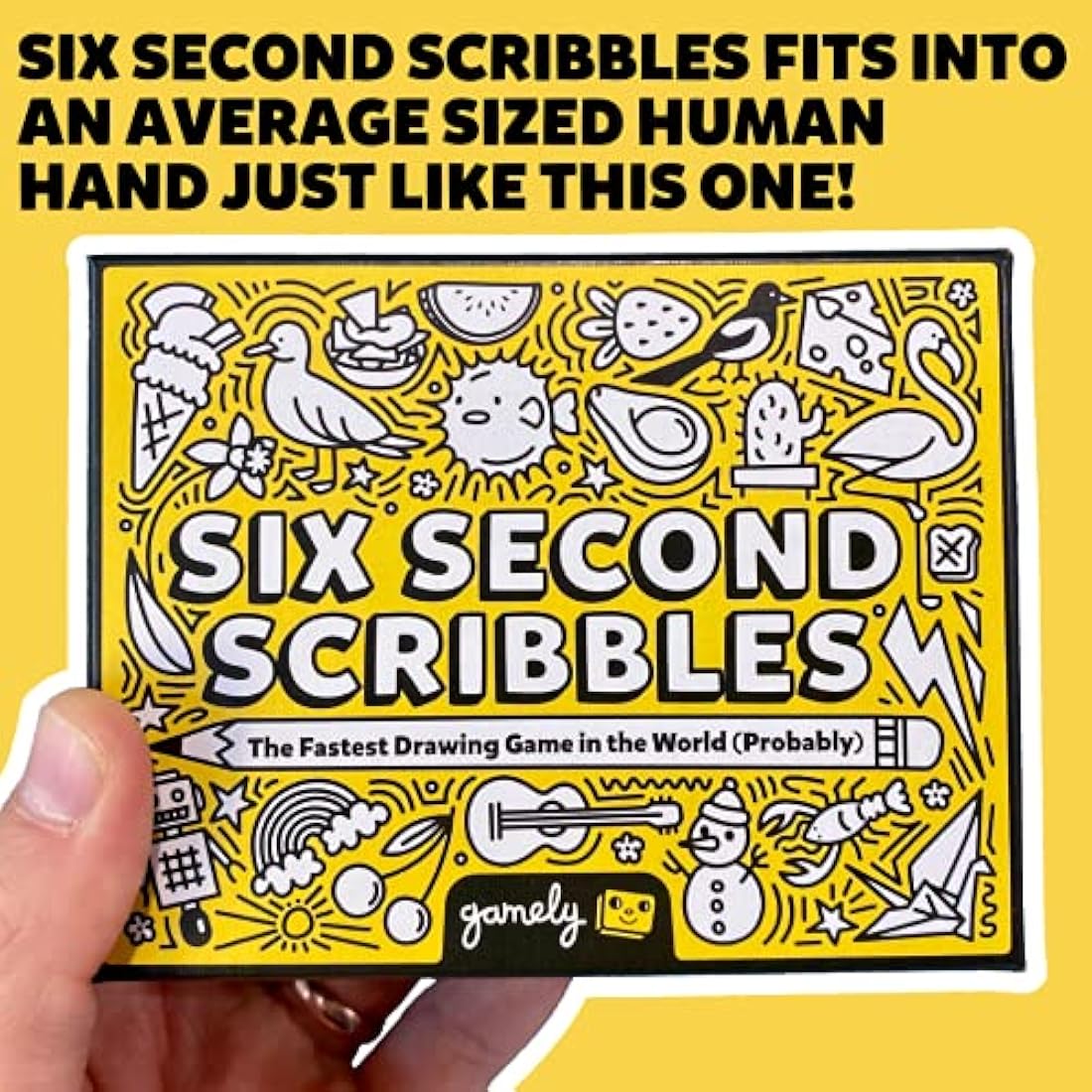 Six Second Scribbles: The frantically fast and fantastically fun drawing game | A family friendly party game for children, teens and adults (Six Second Scribbles)