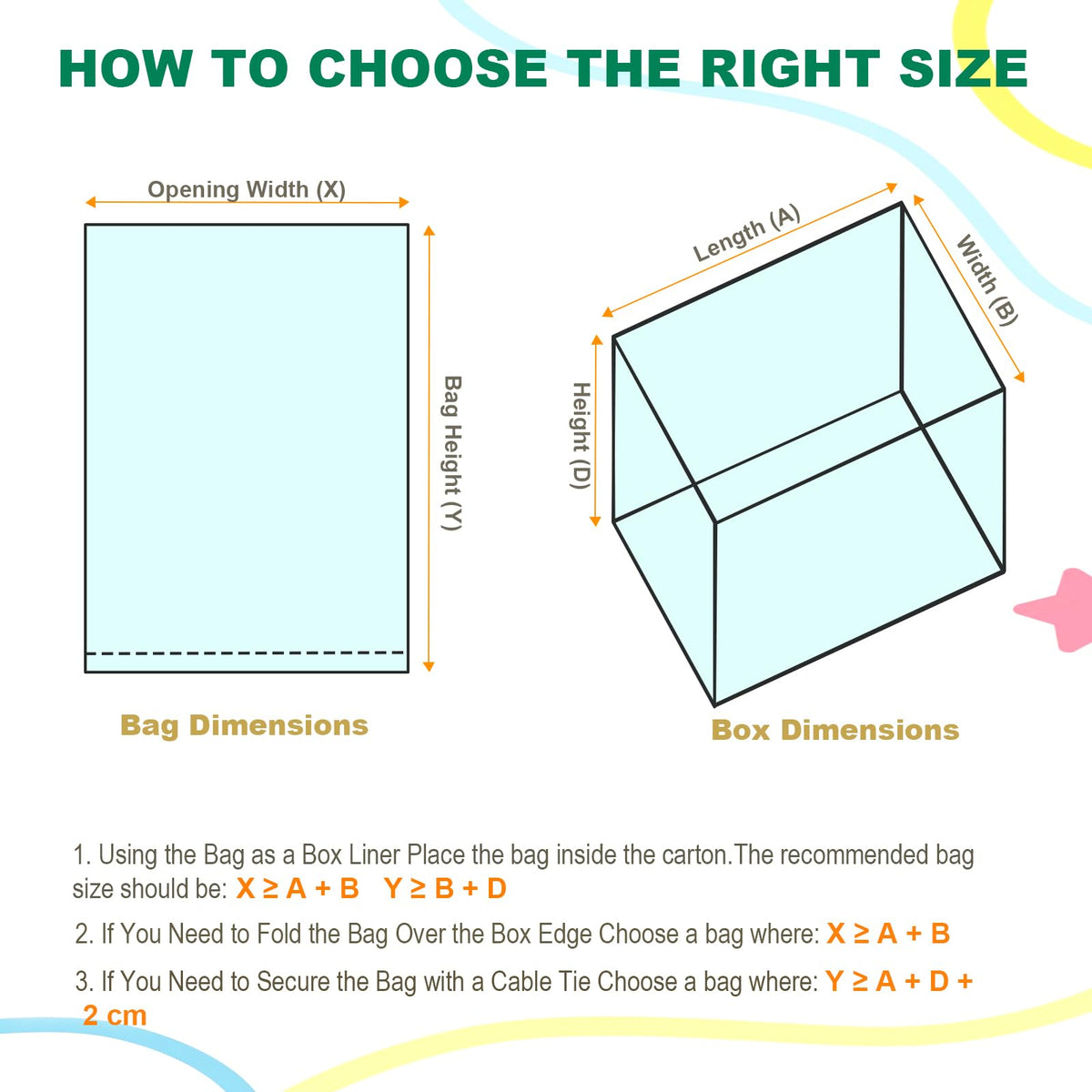Extra Large Clear Plastic Bags - 100 x 150cm 10 Pack Heavy Duty Large Plastic Storage Bags with Zip Ties