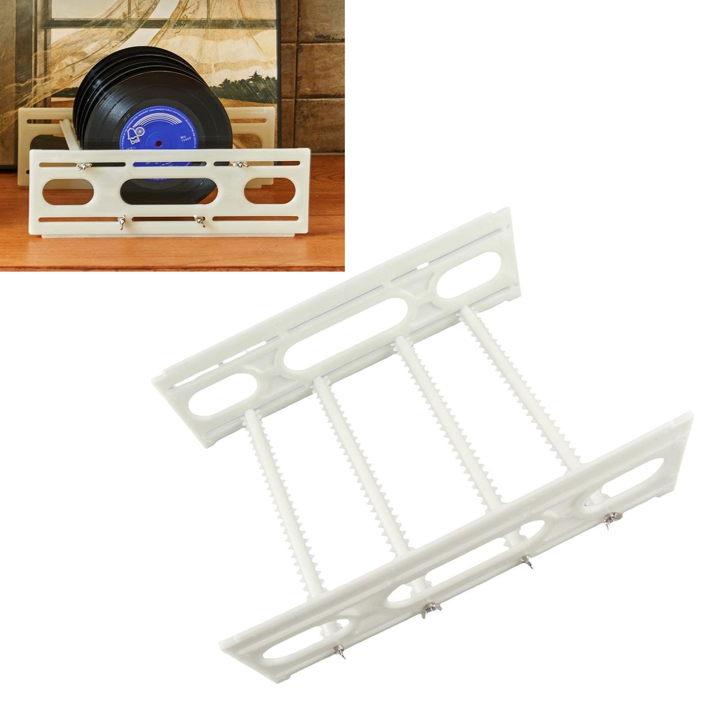 Record Drying Rack, Record Storage Holder Stand Large Capacity Record Display Stand Can Stack Up 36 Discs, Turntables