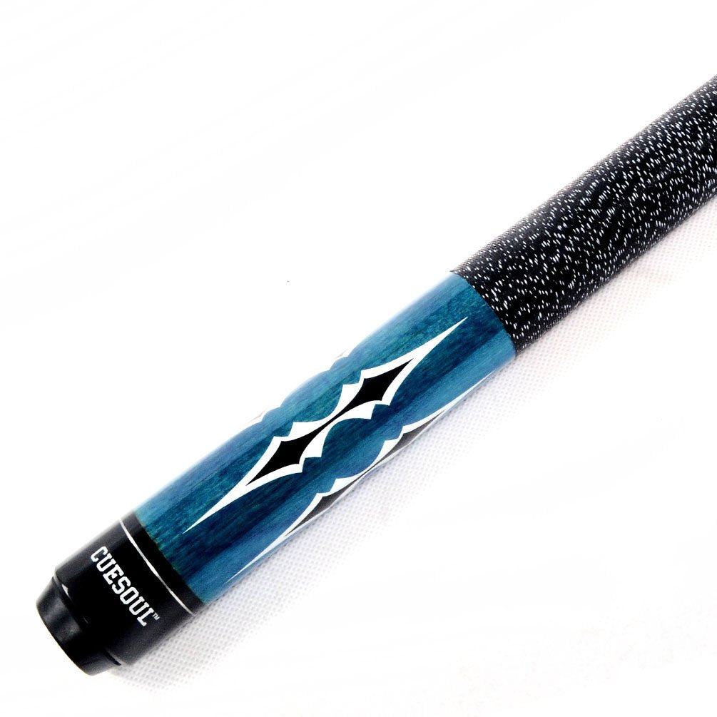 CUESOUL 58 Inch 19 Oz 1/2 Jointed Maple Billiard Pool Cue (CSTB003)