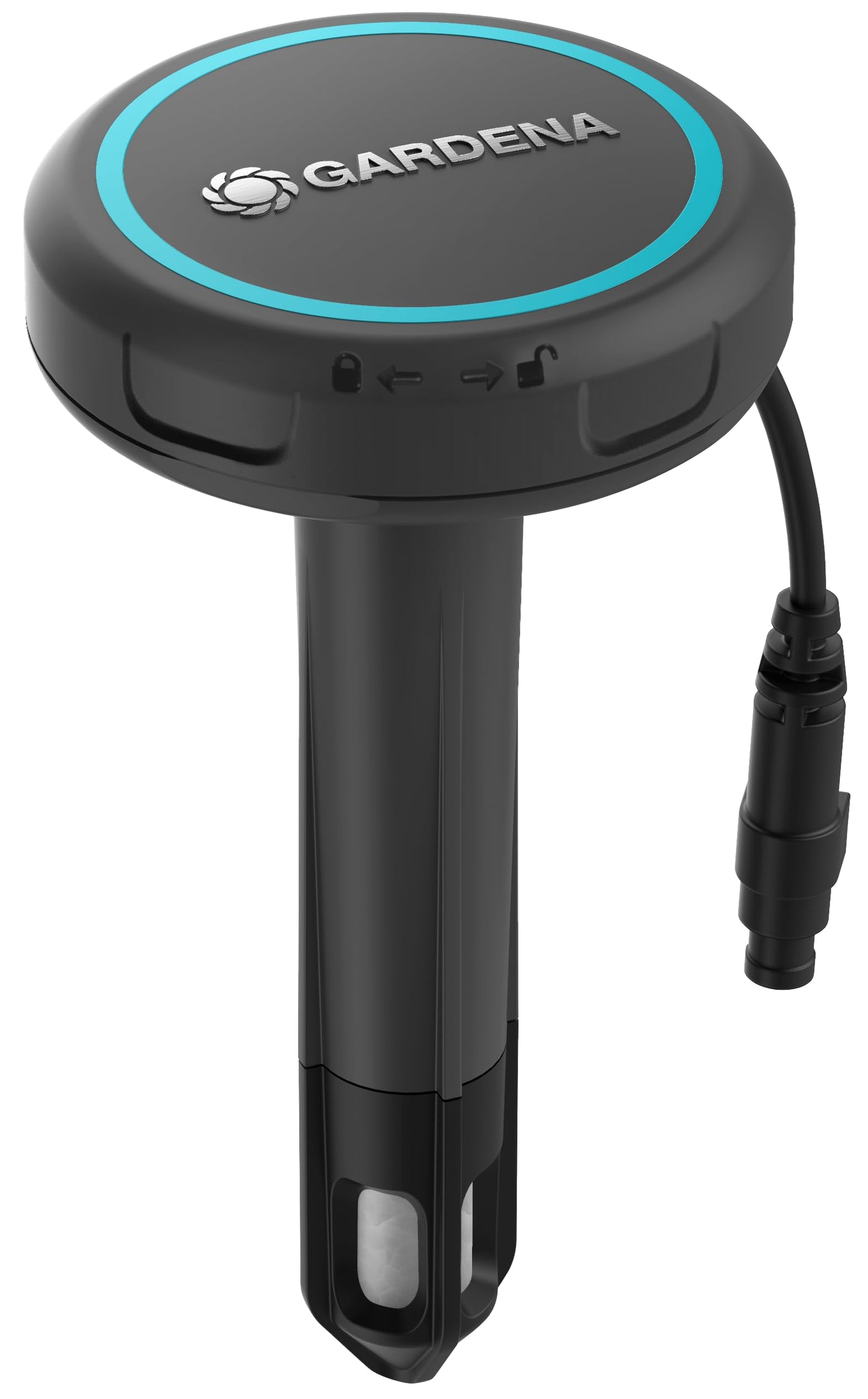 Gardena Soil Moisture Sensor: Automatic irrigation, can be used directly on the lawn, 5 m long connection cable, can be extended with extension cable