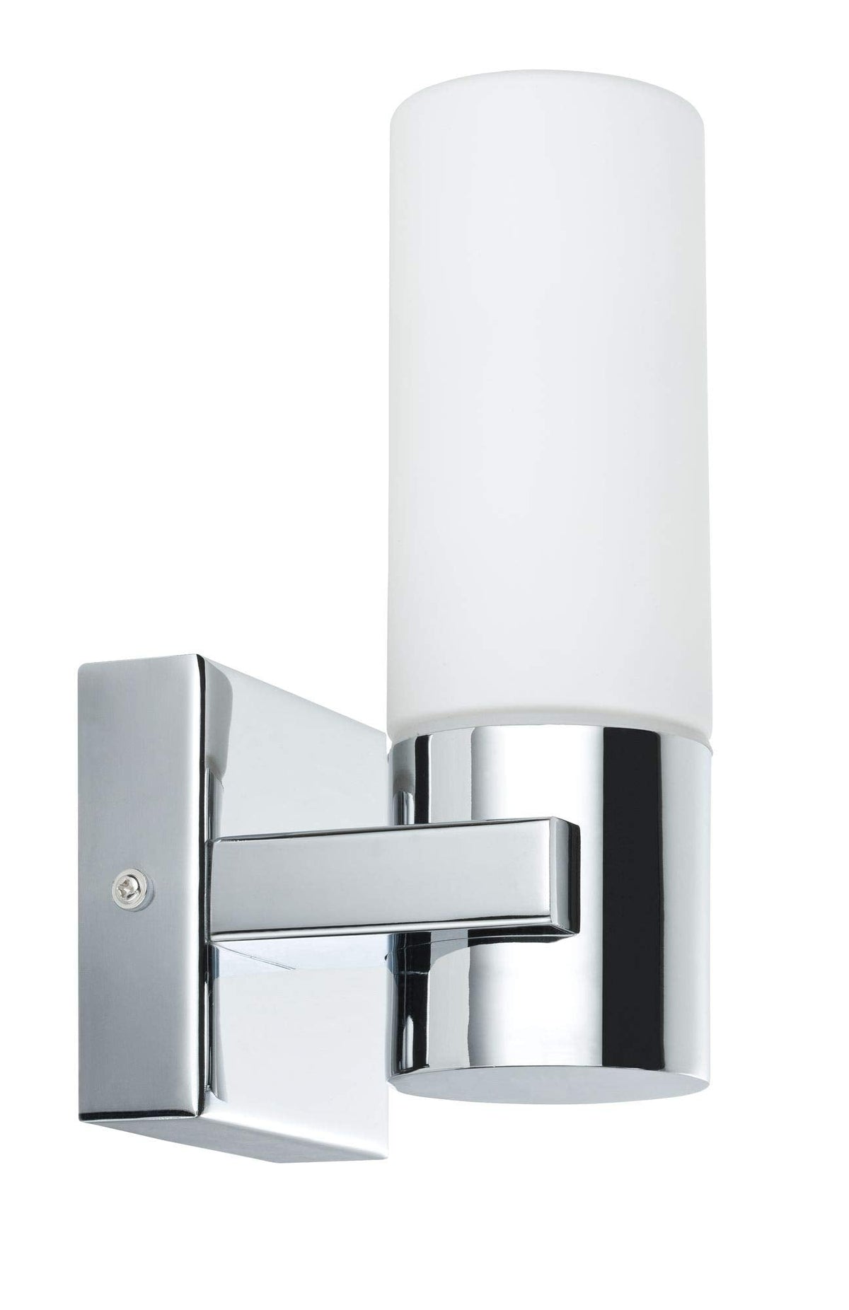 Paulmann 70354 Gemini Wall luminaire Wall Spotlight IP44 Without lamp E14 Base max. 2x20W Hallway Light 2-Pack Wall luminaire Chrome Satin Metal Glass