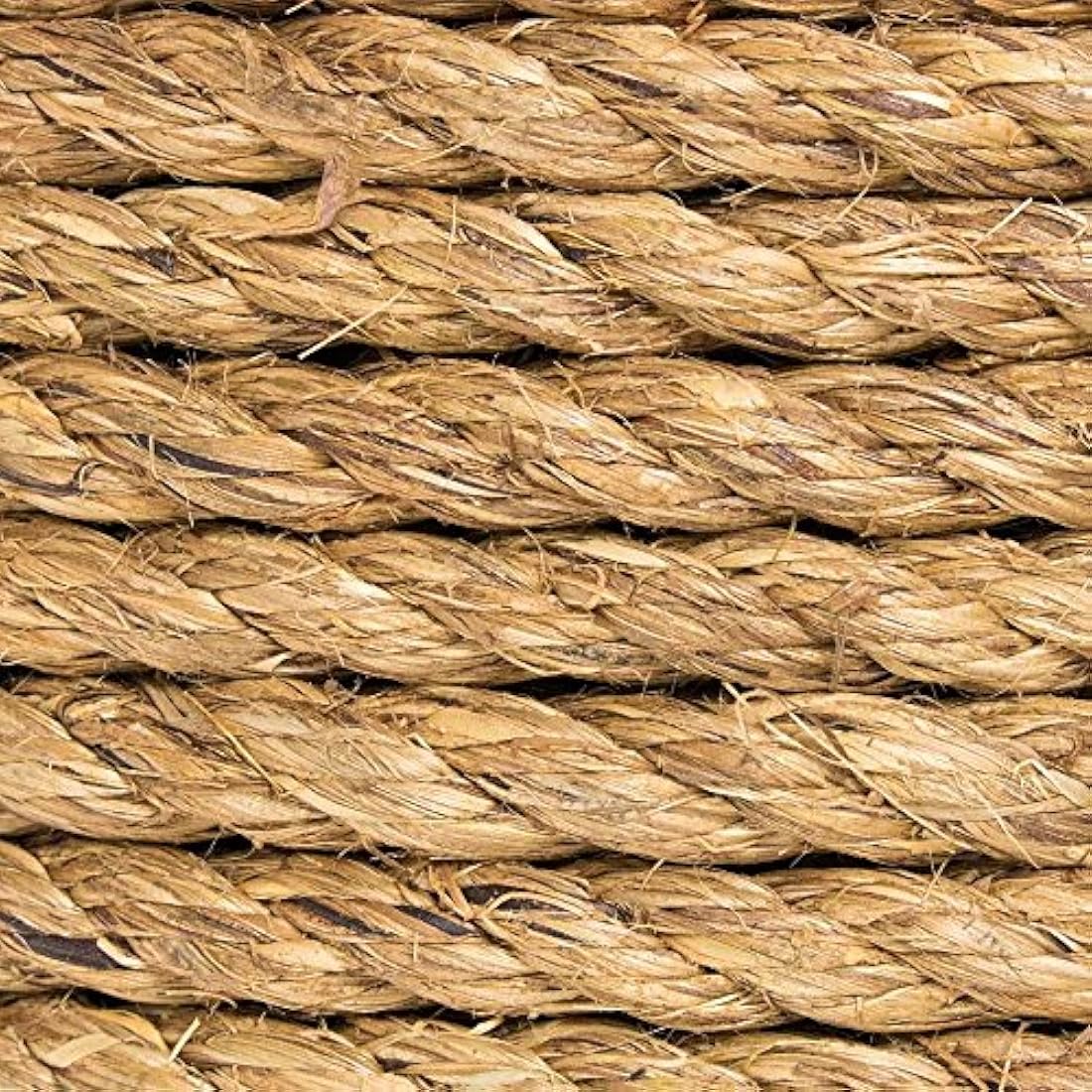 West Coast Paracord Twisted Manila Hemp Rope in 1/4 inch, 5/16 inch, 3/8 inch, 1/2 inch, 5/8 inch, 3/4 inch, 1 inch, and 2 inch Widths & Several Lengths