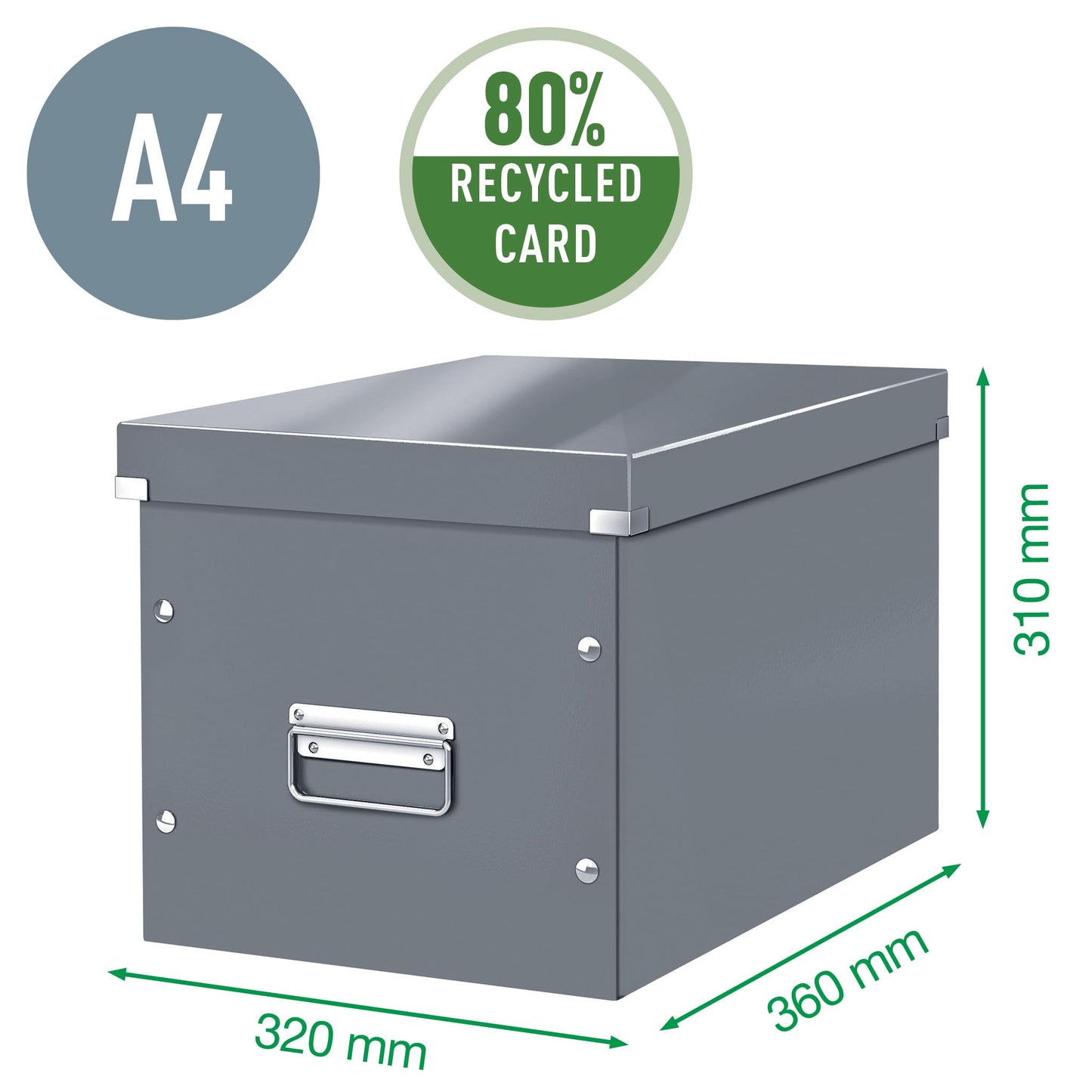 Leitz Large Storage Cube, Blue, Click and Store Range, 61080036