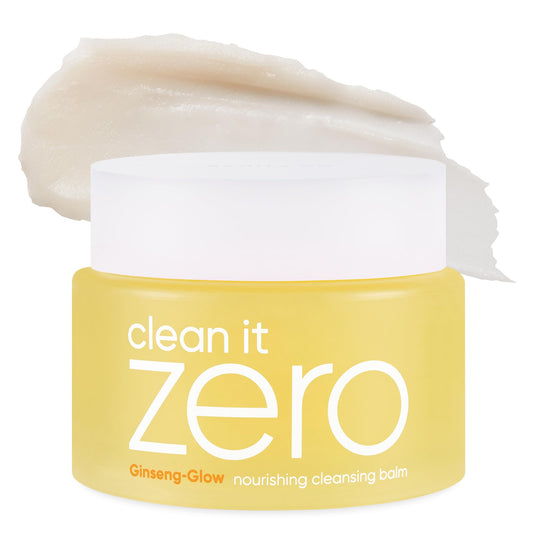 BANILA CO Clean it Zero Nourishing Cleansing Balm | Korean Makeup Remover for Dry Skin | Vegan | Made with Ginseng Root & Soybean Peptide (100ml /