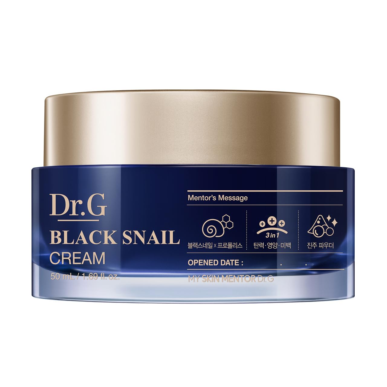 Dr.G Black Snail Cream 50ml, K-Beauty