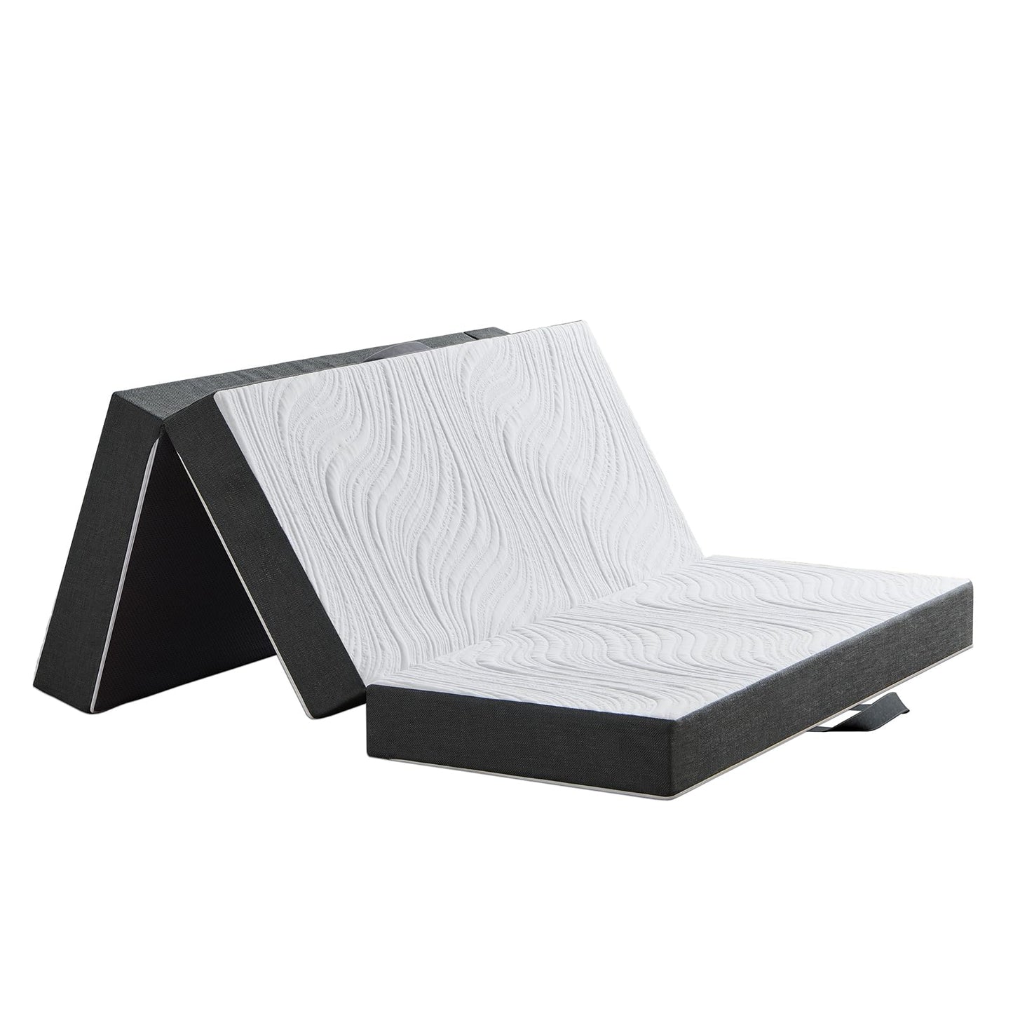 Twirest Folding Mattress,Single Foldable Memory Foam Mattress,90x190x10cm