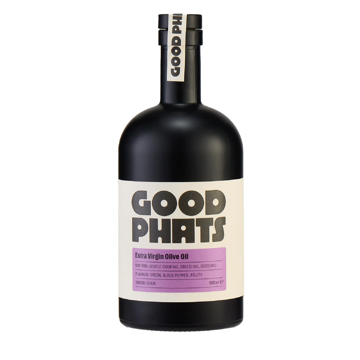 GOOD PHATS Spanish Extra Virgin Olive Oil - Everyday Cold-Pressed Cooking Oil from Andalucia - Medium Smoke Point for Drizzling, Dipping & Gentle