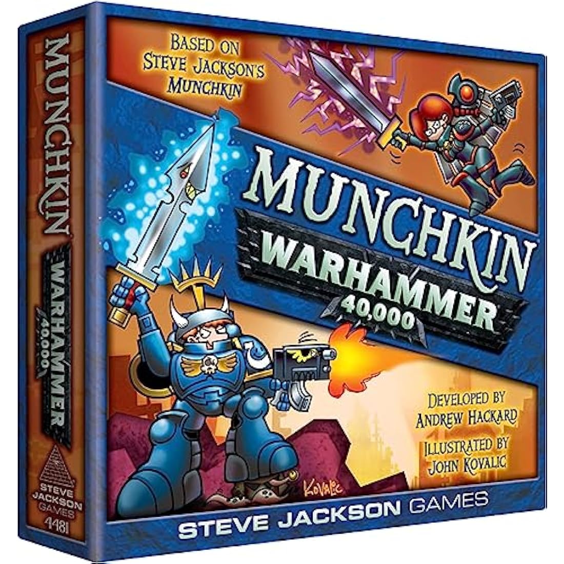 Steve Jackson Games - Munchkin: Warhammer 40000 - Board Game, for players aged 14+