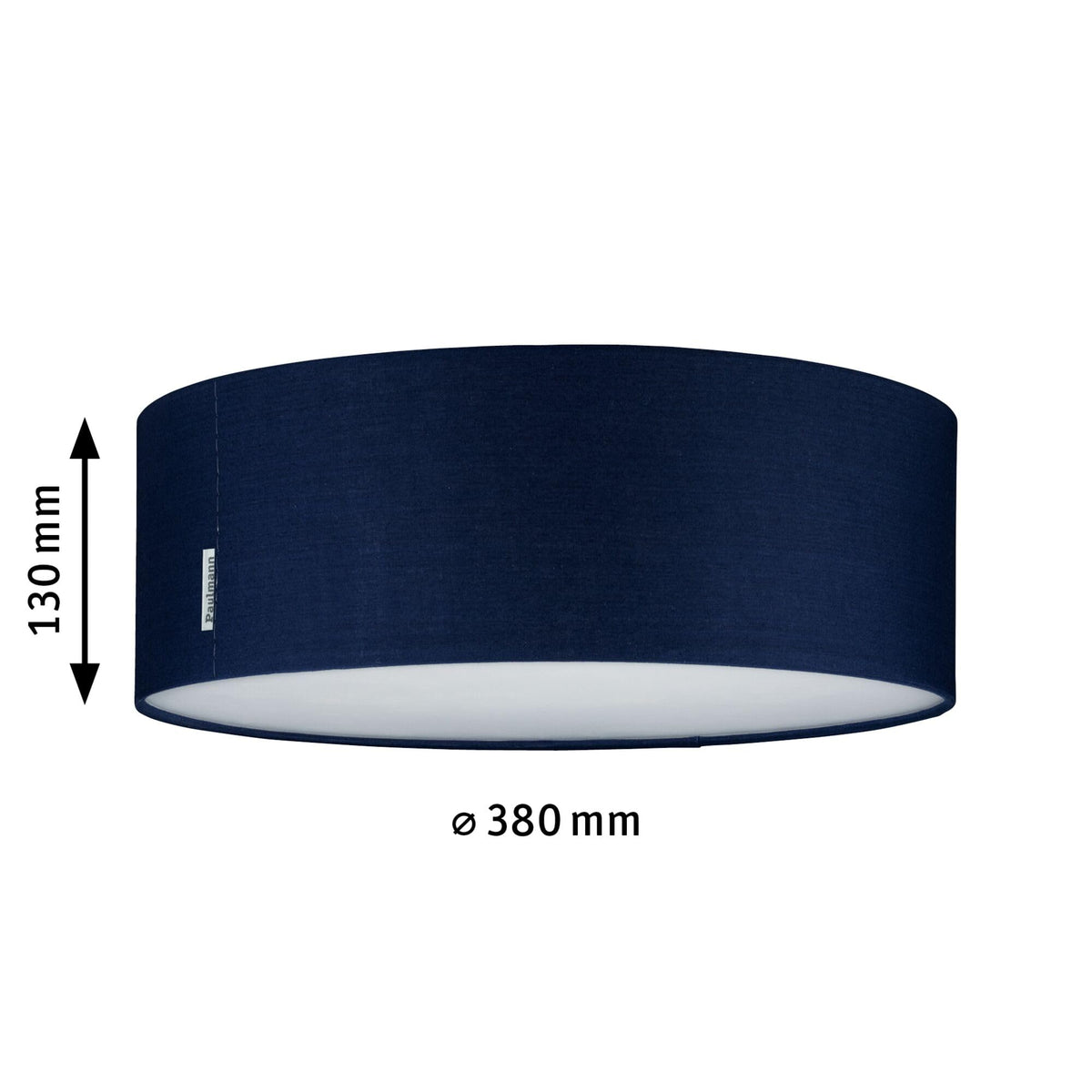 Paulmann 70951 Ceiling luminaire Mari max. 2x20 watt Ceiling lamp Blue Living Room lamp Fabric Hallway lamp E27