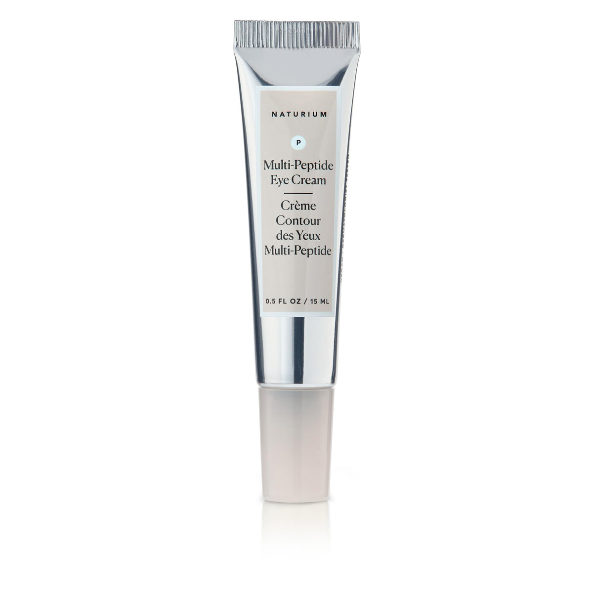 Naturium Multi-Peptide Eye Cream, Smoothing Skincare, with Squalane & Hyaluronic Acid | 0.5 FL OZ / 15 ML